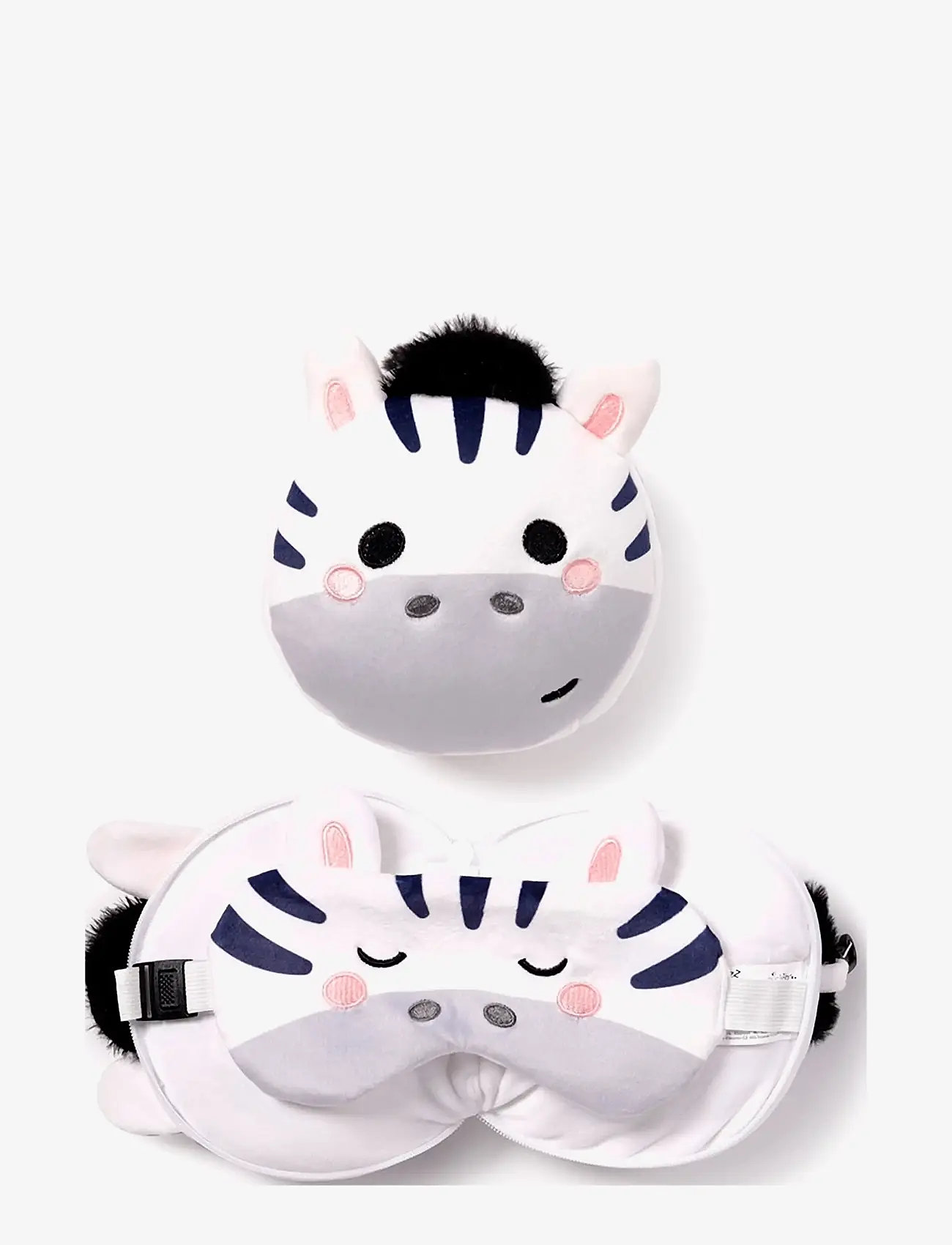 Puckator - Relaxeazzz Game Over Shaped Plush Travel Pillow & Eye Mask - schlaf-accessoires - white - 1