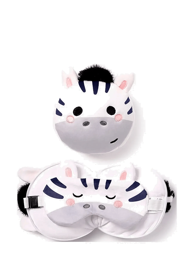 Puckator - Relaxeazzz Game Over Shaped Plush Travel Pillow & Eye Mask - schlaf-accessoires - white - 1