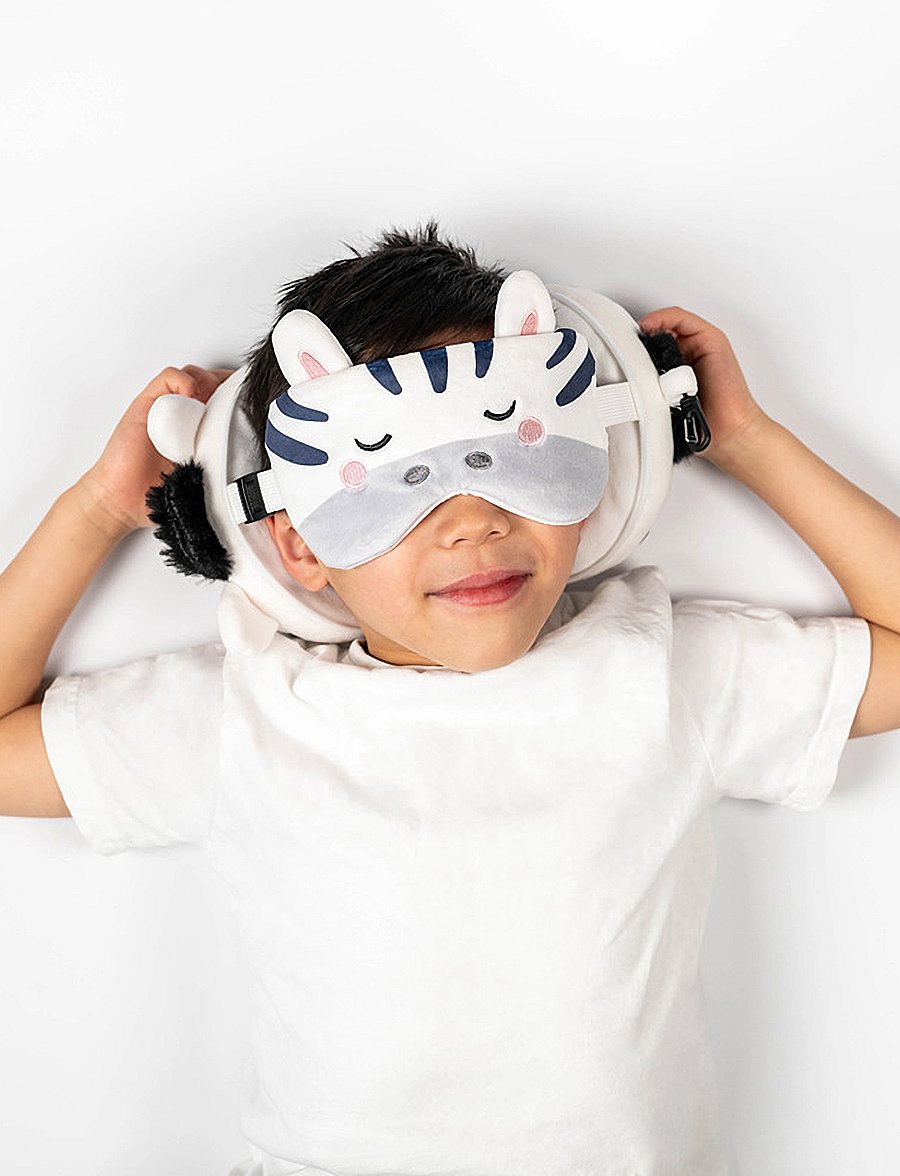 Puckator - Relaxeazzz Hello Kitty Plush Travel Pillow & Eye Mask - accessoires pour dormir - white - 0