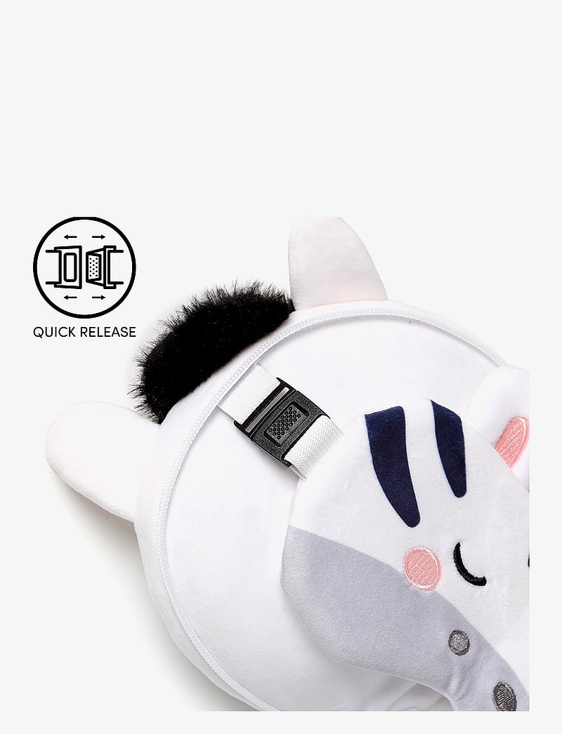 Puckator - Relaxeazzz Game Over Shaped Plush Travel Pillow & Eye Mask - schlaf-accessoires - white - 4