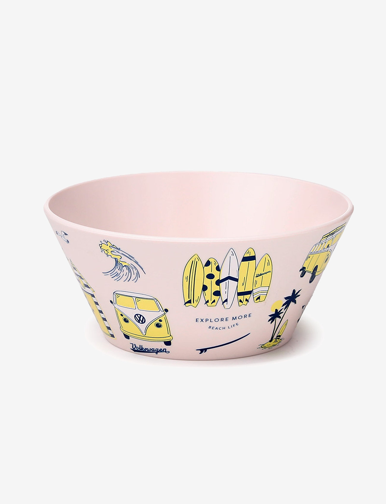 Puckator - Volkswagen VW T1 Camper Bus Explore More Set of 4 RPET Picnic Bowls - skåle - white - 3