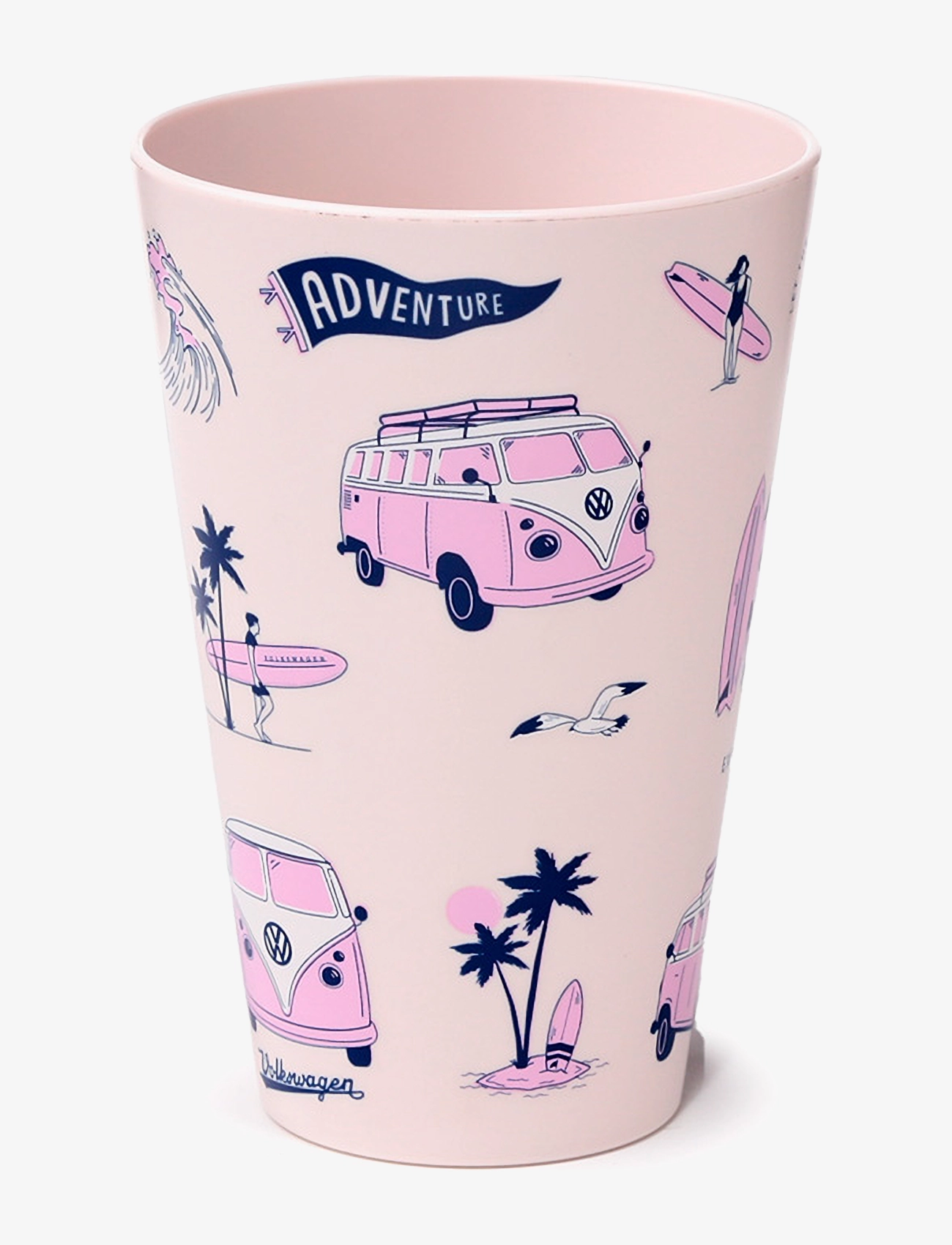 Puckator - Volkswagen VW T1 Camper Bus Explore More Set of 4 RPET Picnic Cups 450ml - tasses et mugs - white - 2