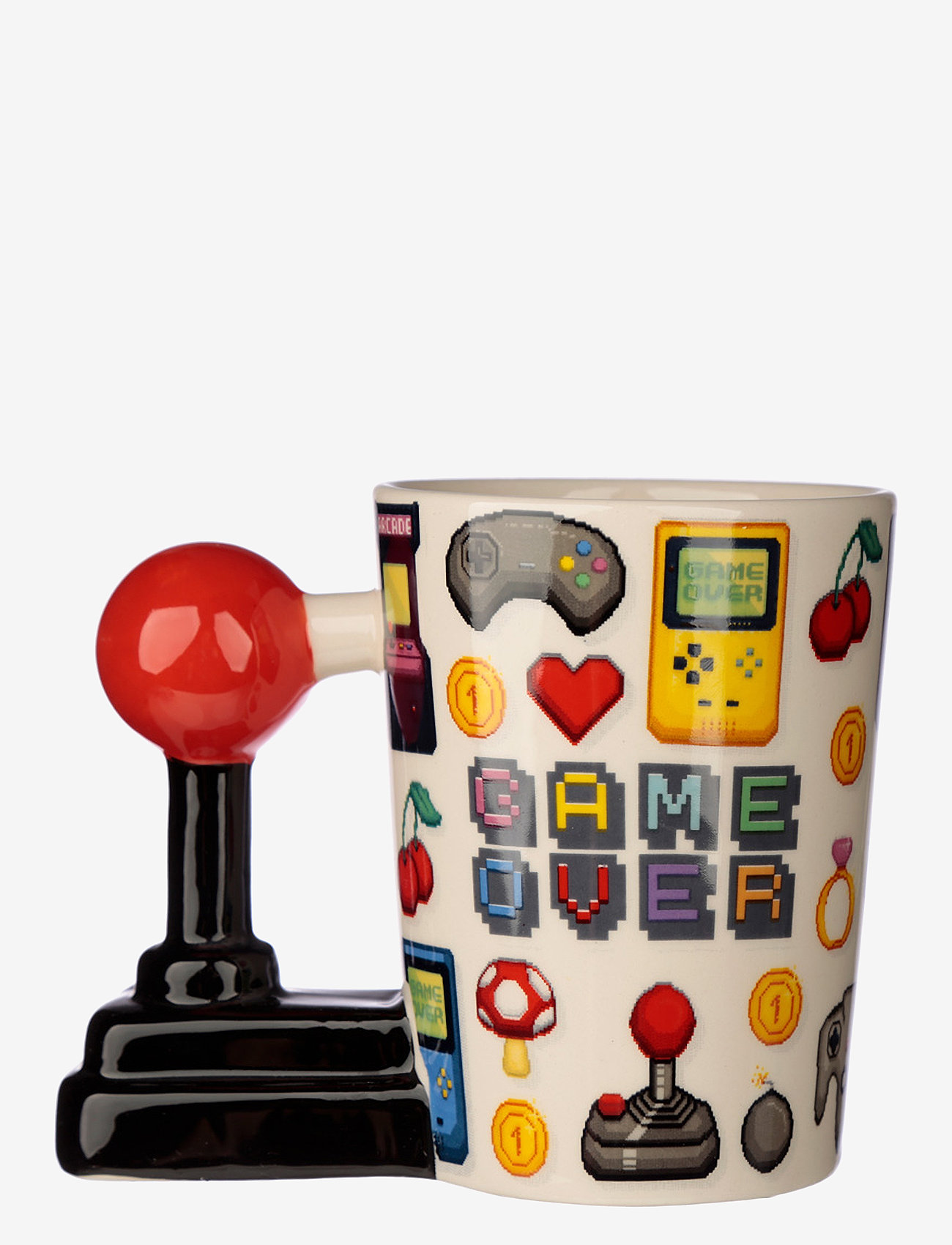 Puckator - GAME OVER Game Controller Ceramic Shaped Handle Mug - white - 0