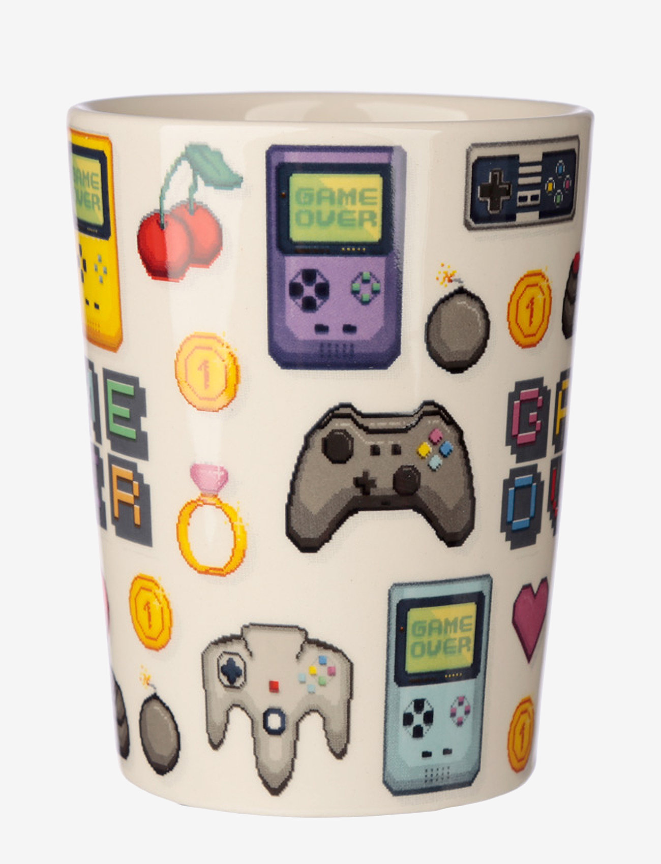 Puckator - GAME OVER Game Controller Ceramic Shaped Handle Mug - white - 1