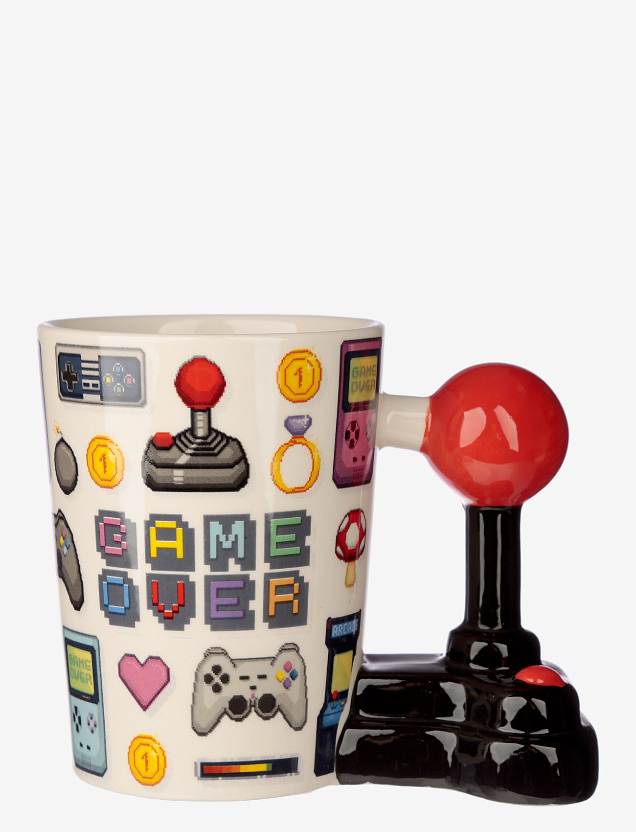 Puckator - GAME OVER Game Controller Ceramic Shaped Handle Mug - white - 2