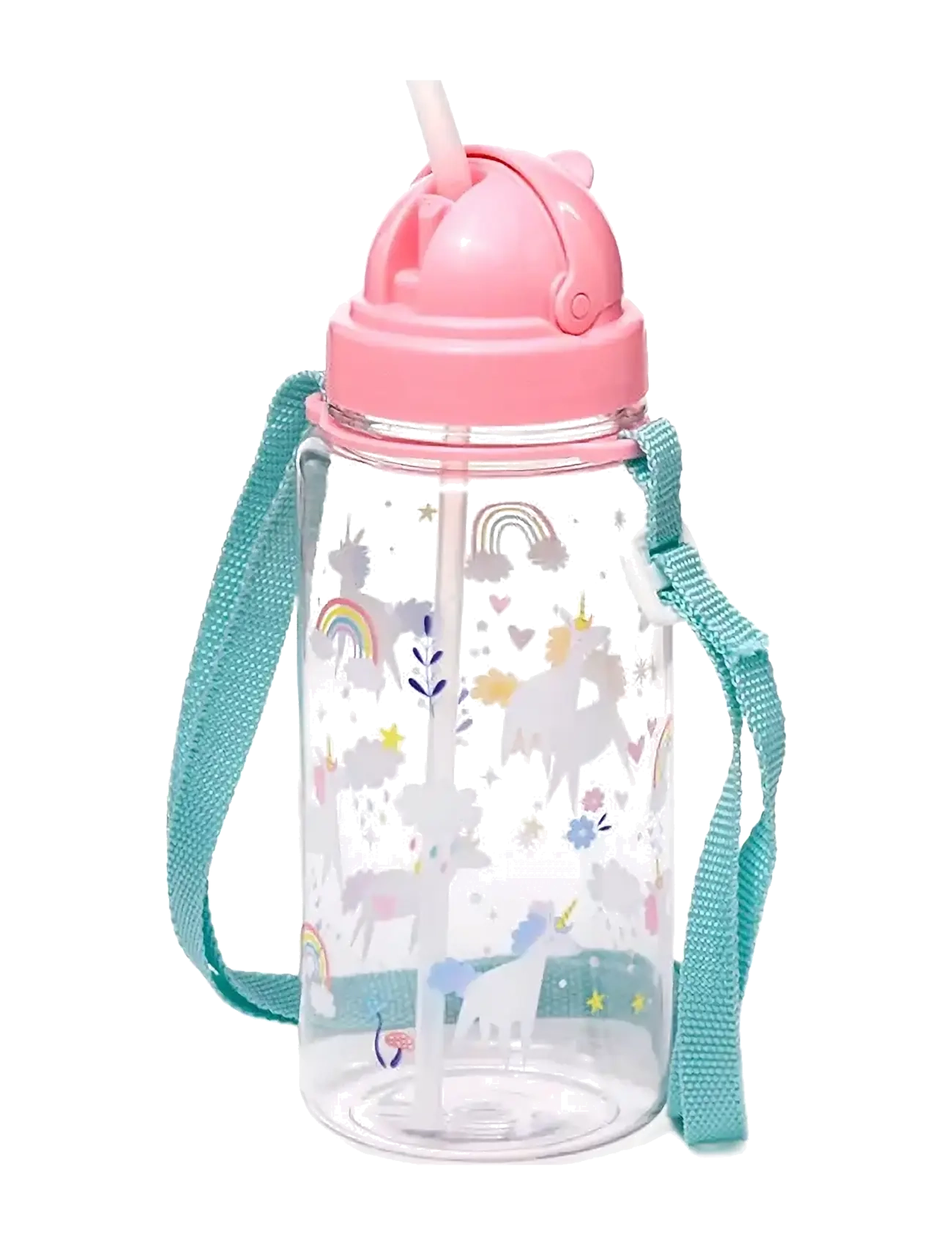 Puckator 450ml Children's Shatterproof Water Bottle Unicorn Magic - Vattenflaskor - MULTI COLOURED / multi
