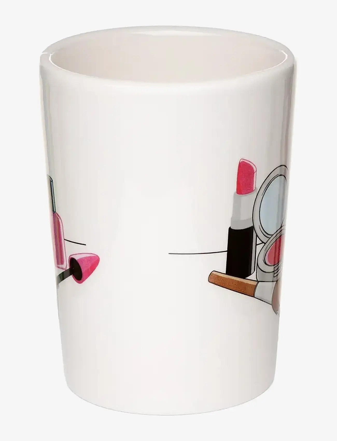 Puckator - Lipstick Ceramic Shaped Handle Mug - tassid ja kruusid - white - 3