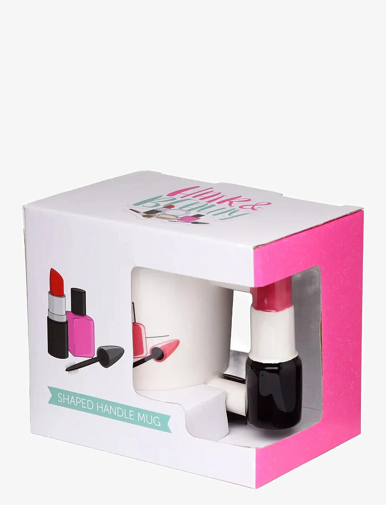 Puckator - Lipstick Ceramic Shaped Handle Mug - tassid ja kruusid - white - 4
