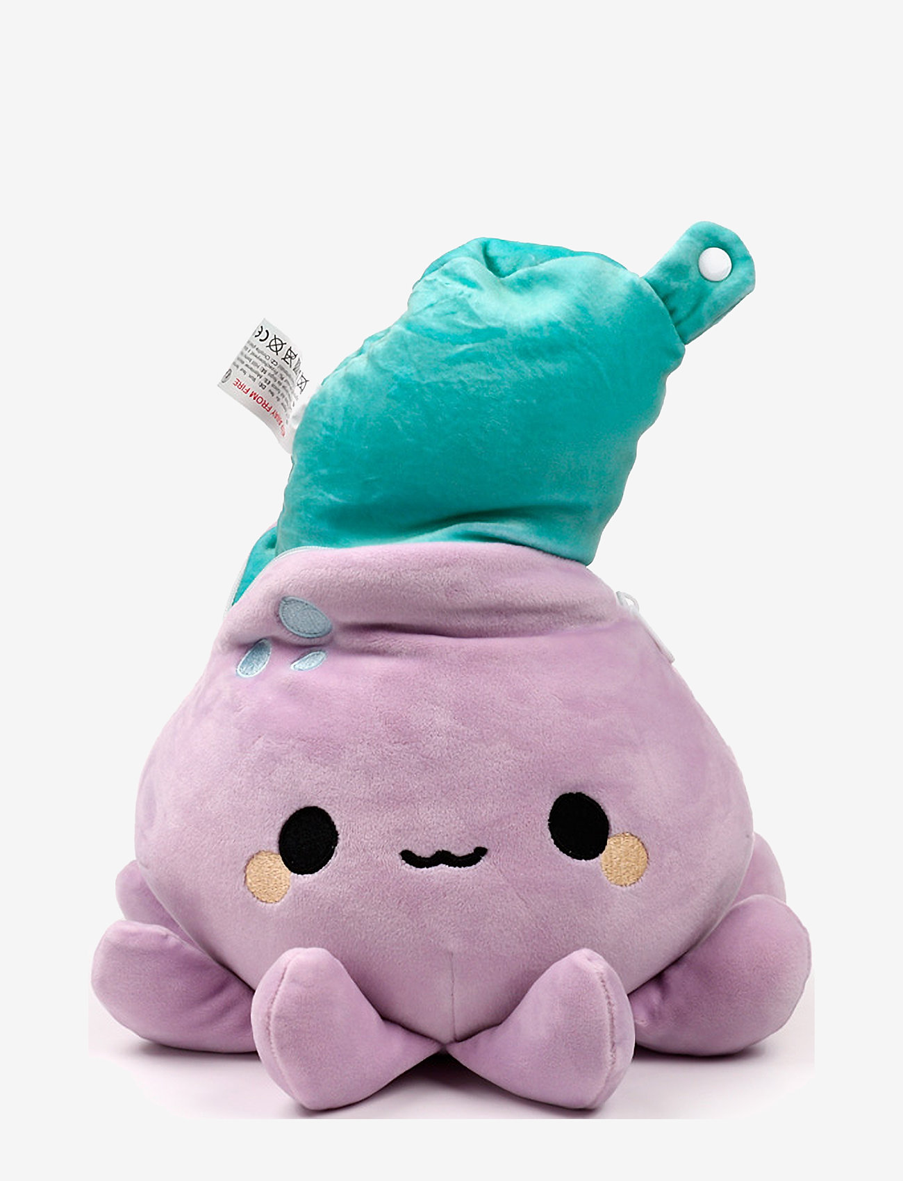 Puckator - Swapseazzz Adoramals Ocean Penguin 2-in-1 Plush Travel Pillow & Toy - sovetilbehør - light purple - 1