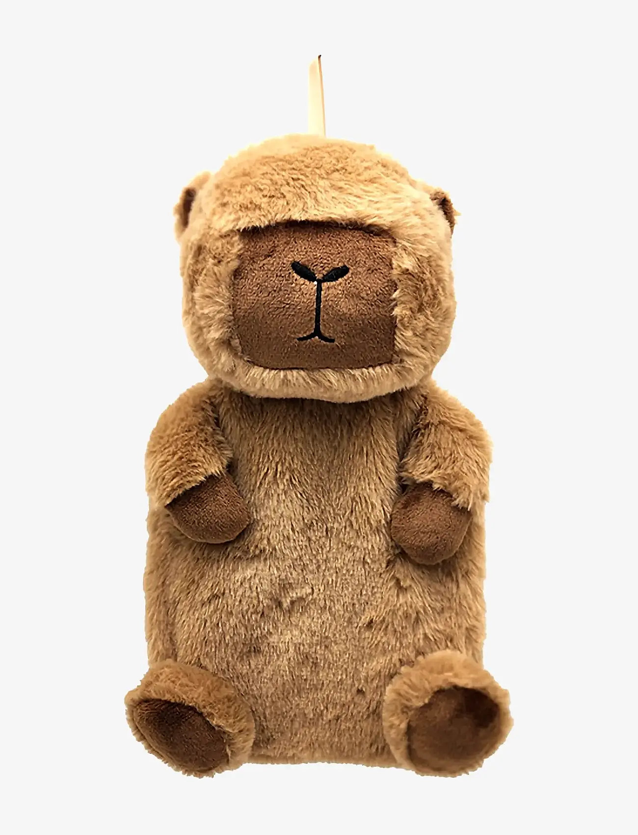 Puckator - Capybara 650ml Hot Water Bottle with Plush Cover - veepudelite tarvikud - beige - 0