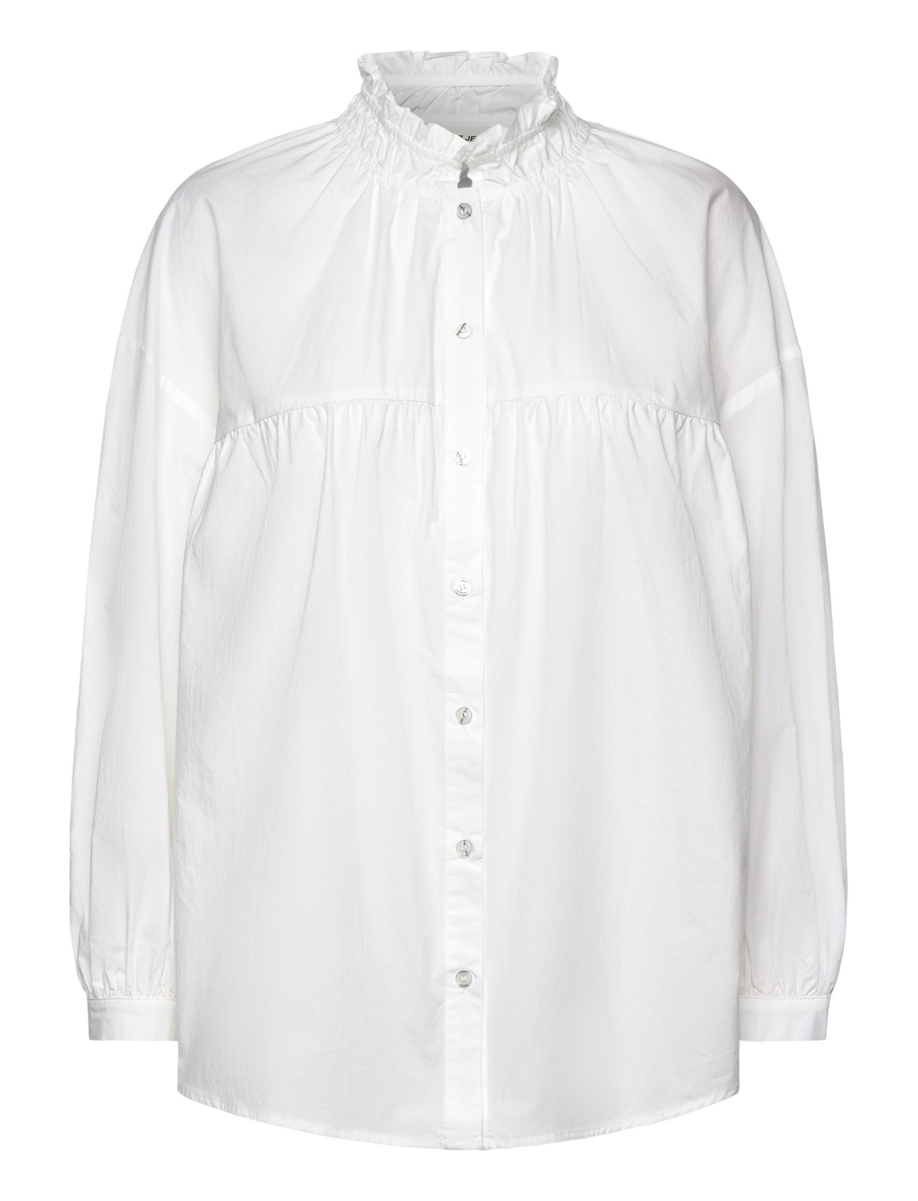 Pulz Jeans Pzjulle Oversized Shirt - White - S/M