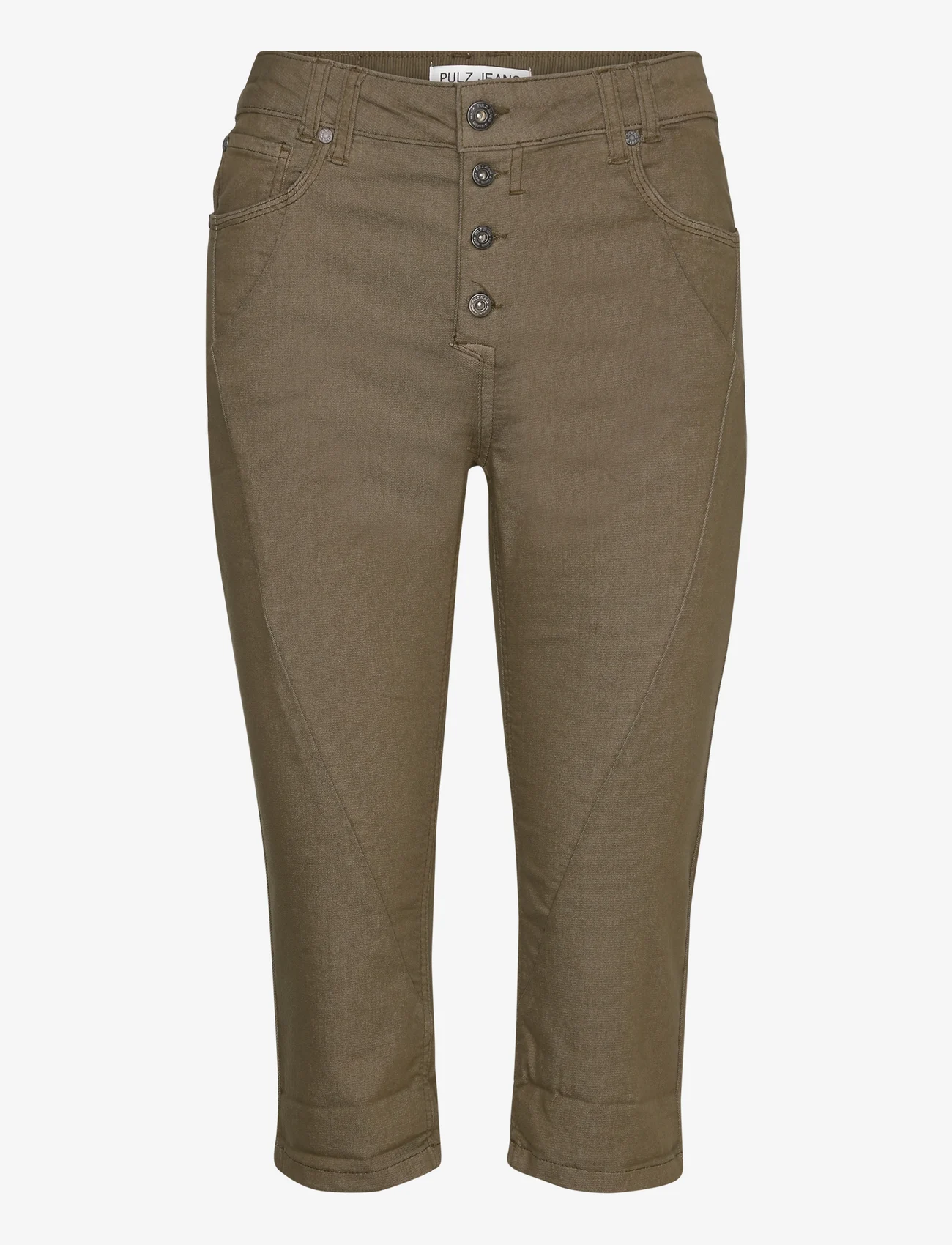 Pulz Jeans - PZROSITA Pants - spodnie capri - kalamata - 0