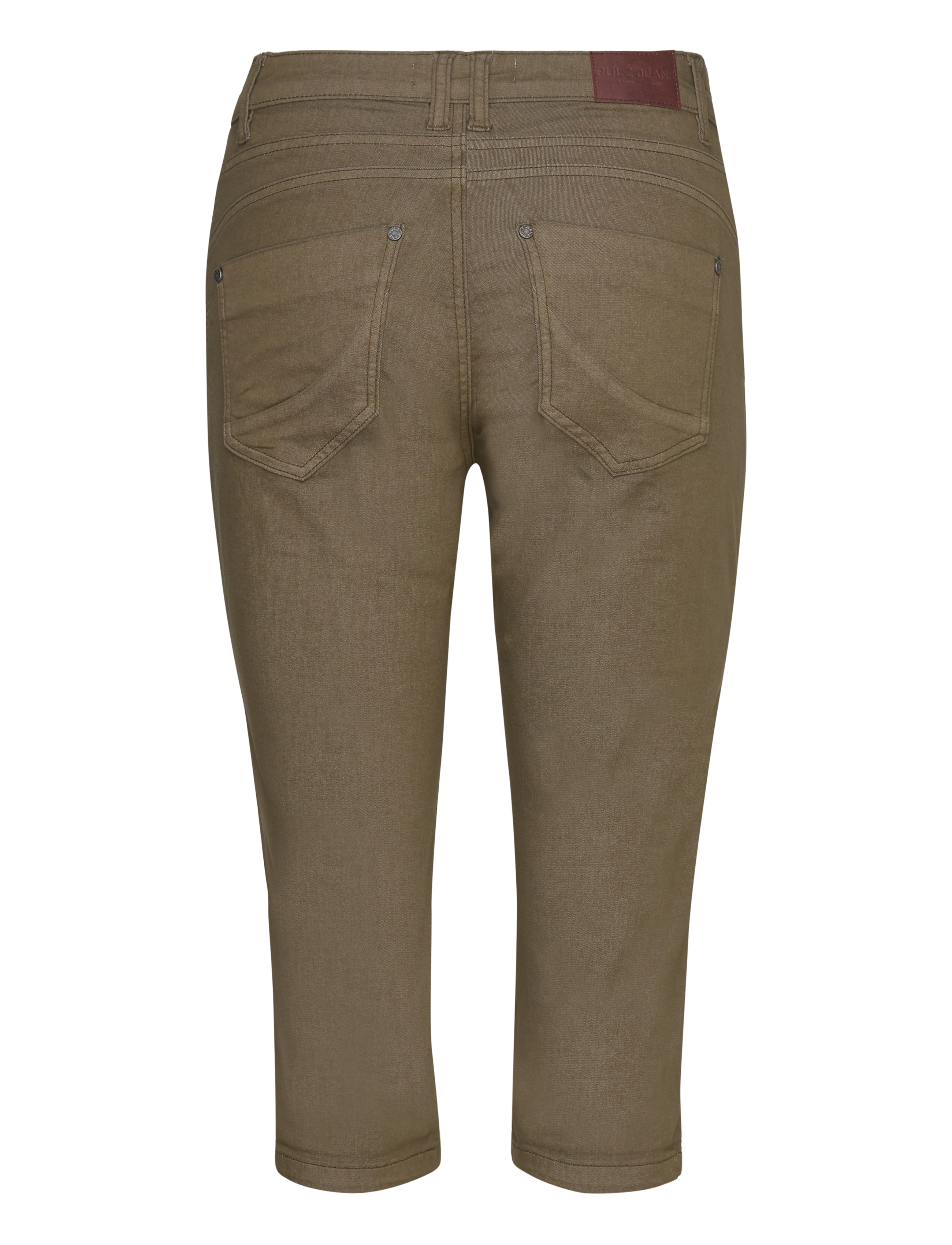 Pulz Jeans - PZROSITA HW Capri Pants - kalamata - 1