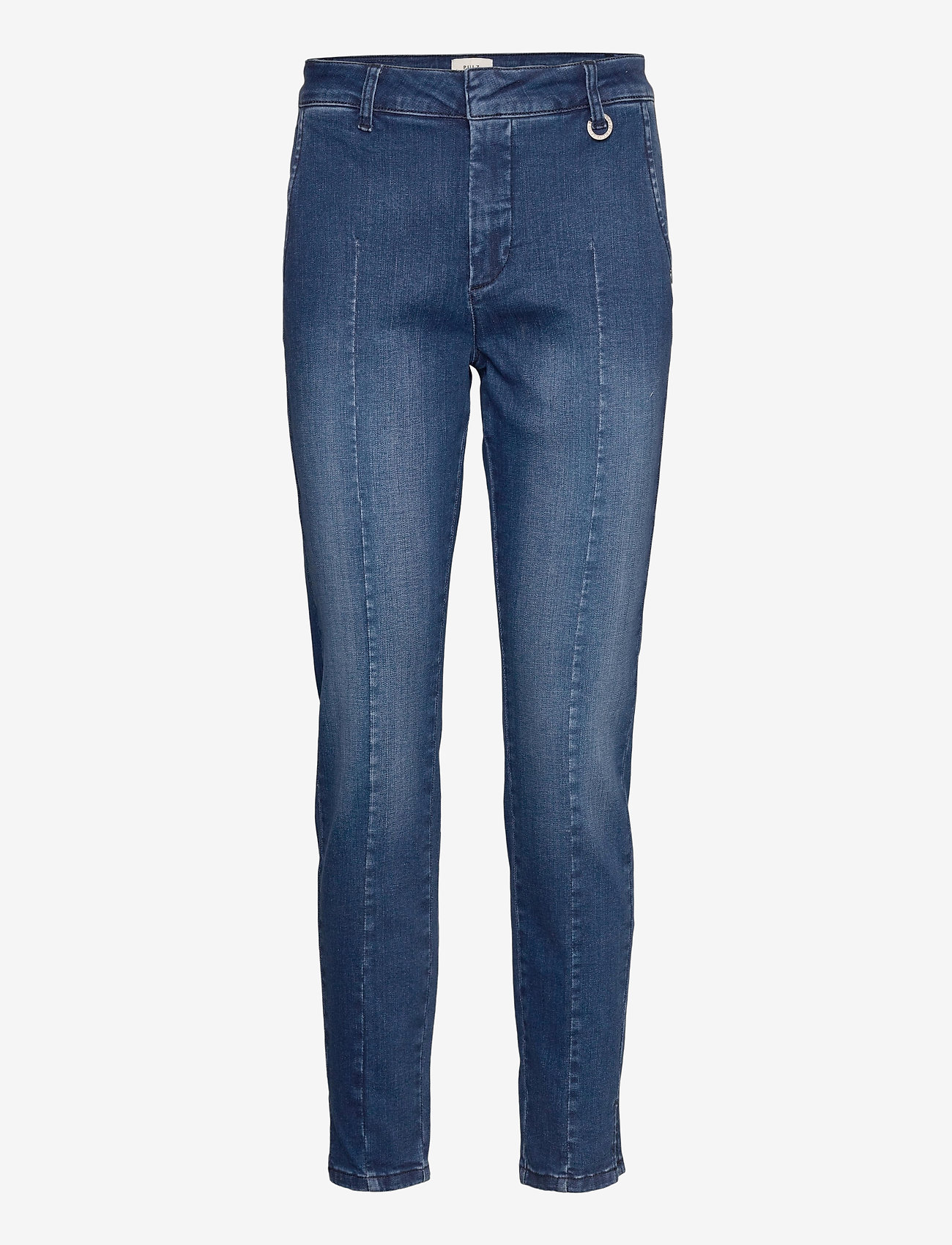 Pulz Jeans - PZCLARA Jeans - aptempti džinsai - dark blue denim - 0