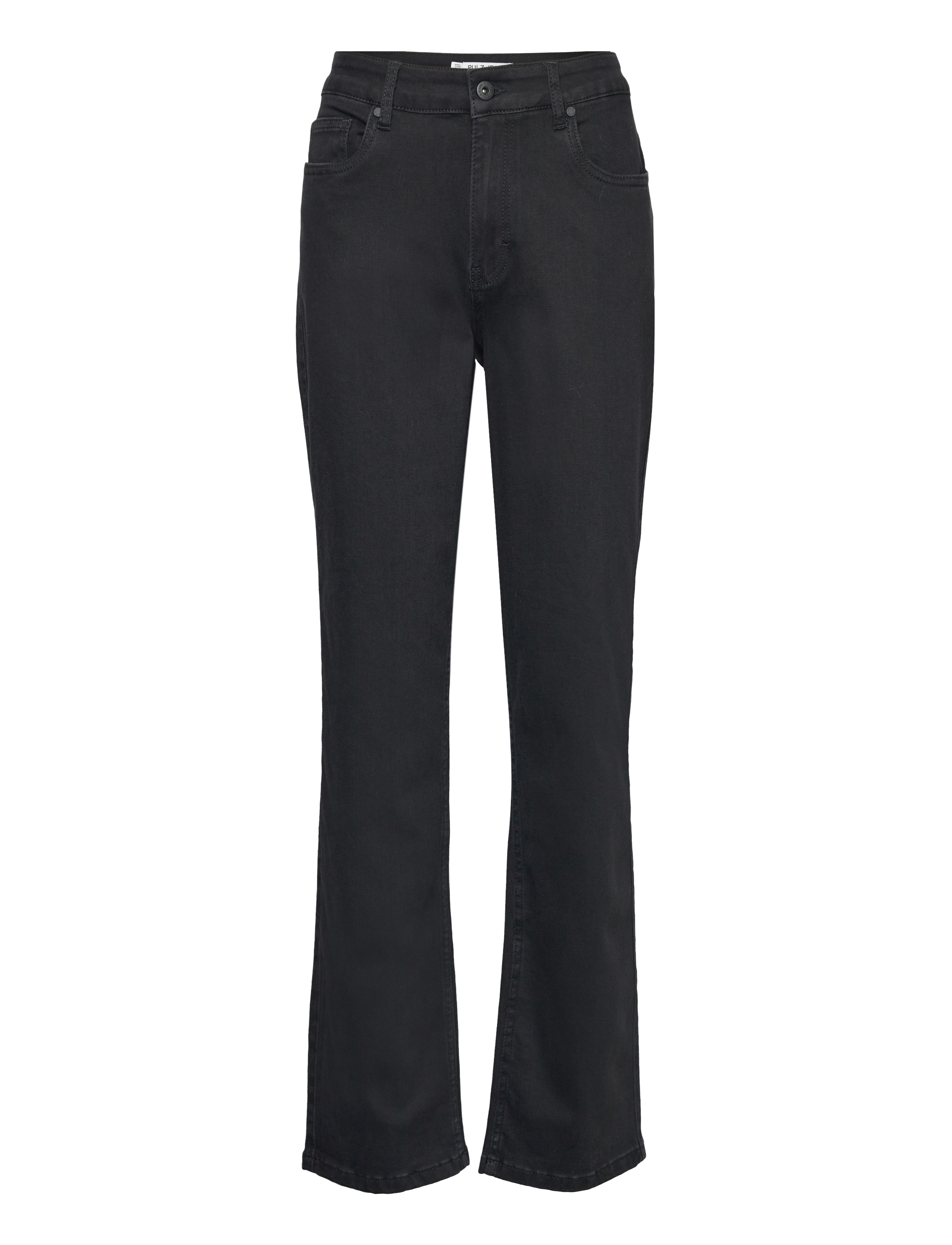PULZ JEANS Pzemma Hw Jeans Medium Straight Bein Schwarz - 26x32 - Damen