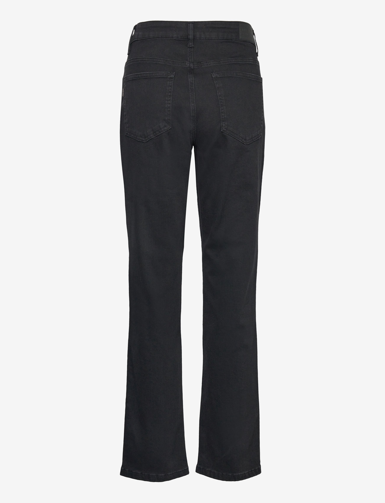 Pulz Jeans - PZEMMA HW Jeans Medium Straight Leg - suorat farkut - black denim - 1