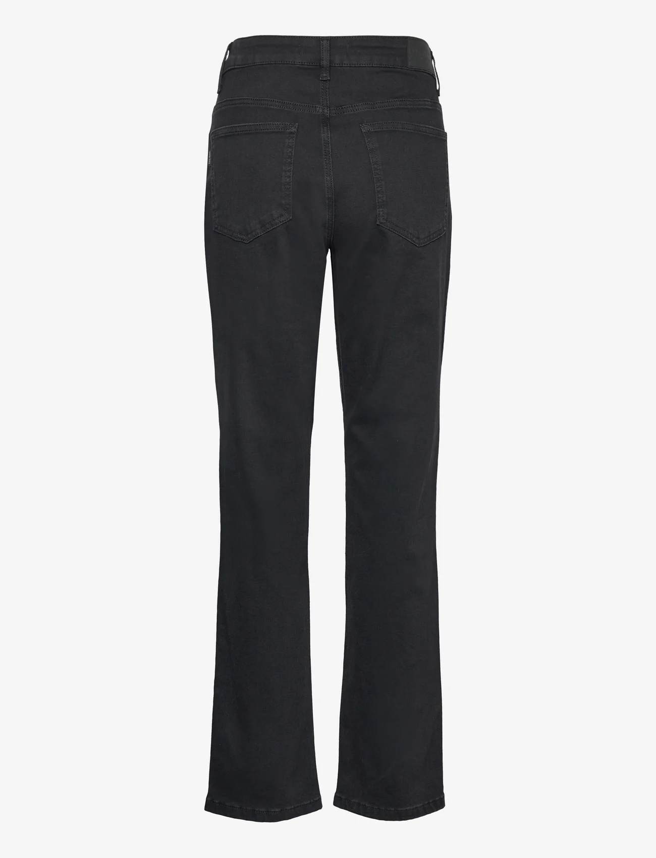 Pulz Jeans - PZEMMA HW Jeans Medium Straight Leg - suorat farkut - black denim - 1