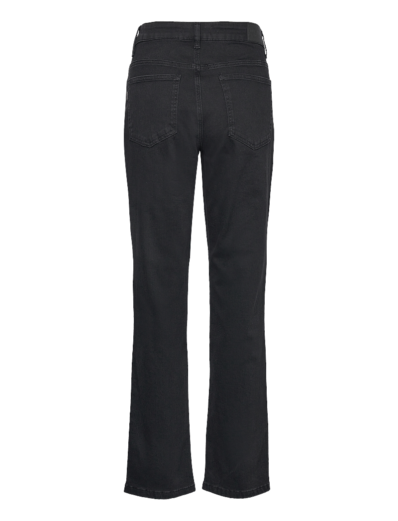 Pulz Jeans - PZEMMA HW Jeans Medium Straight Leg - raka jeans - black denim - 1