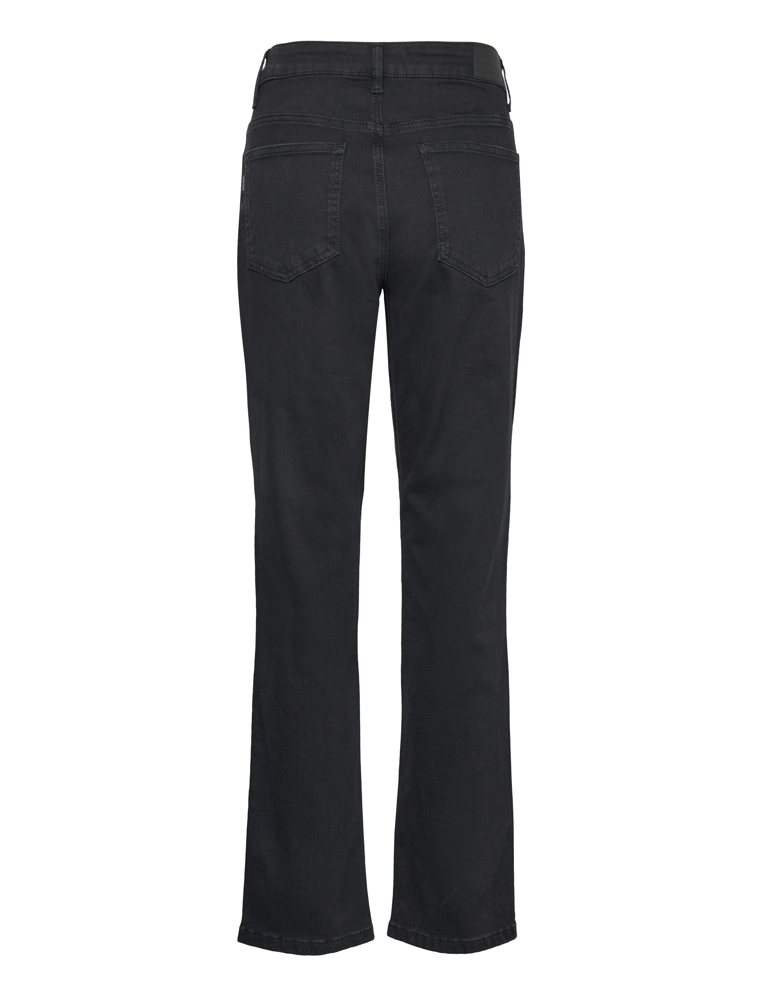Pulz Jeans - PZEMMA HW JEANS MEDIUM STRAIGH - straight jeans - black denim - 1