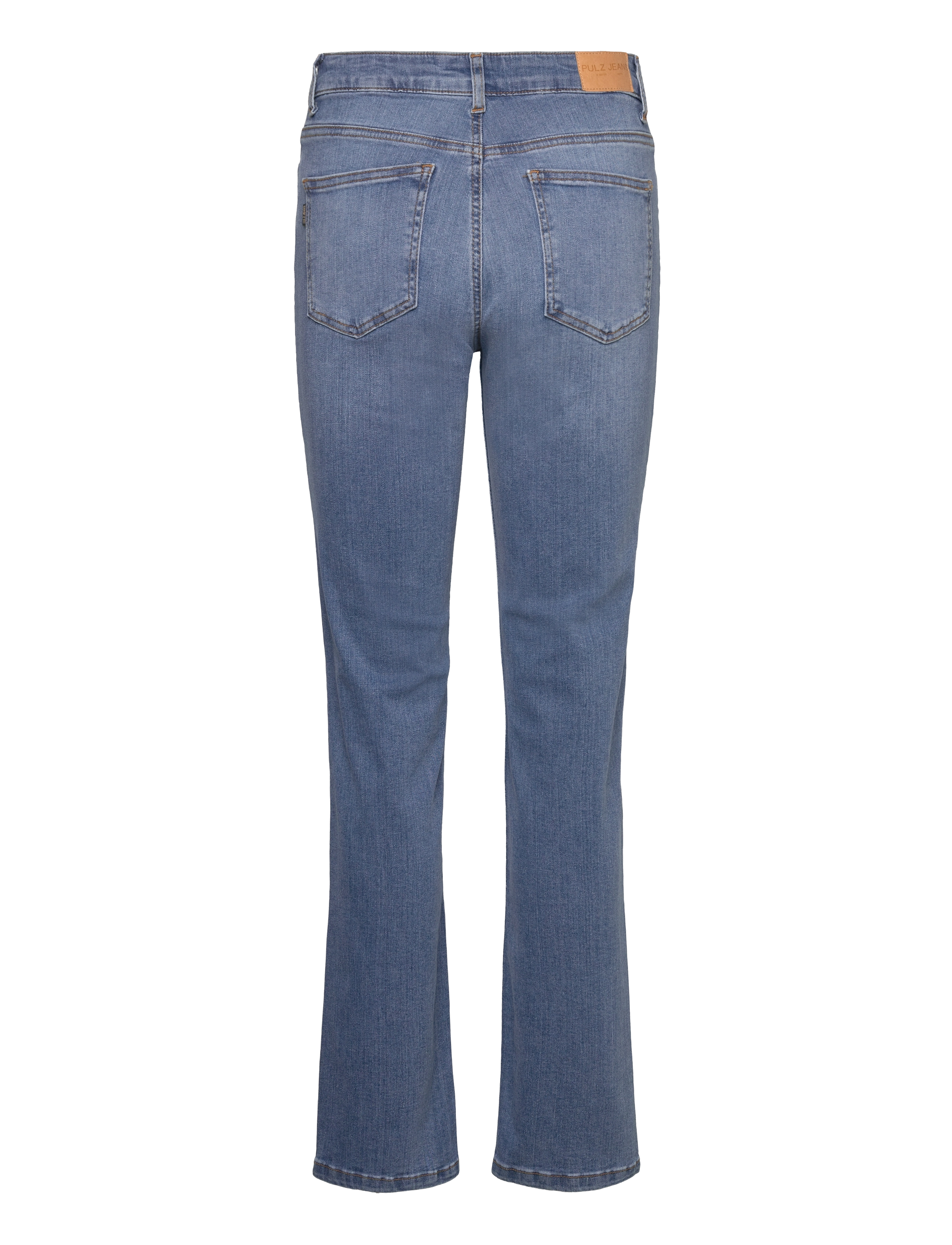 Pulz Jeans - PZEMMA HW JEANS MEDIUM STRAIGH - straight jeans - medium blue denim - 1