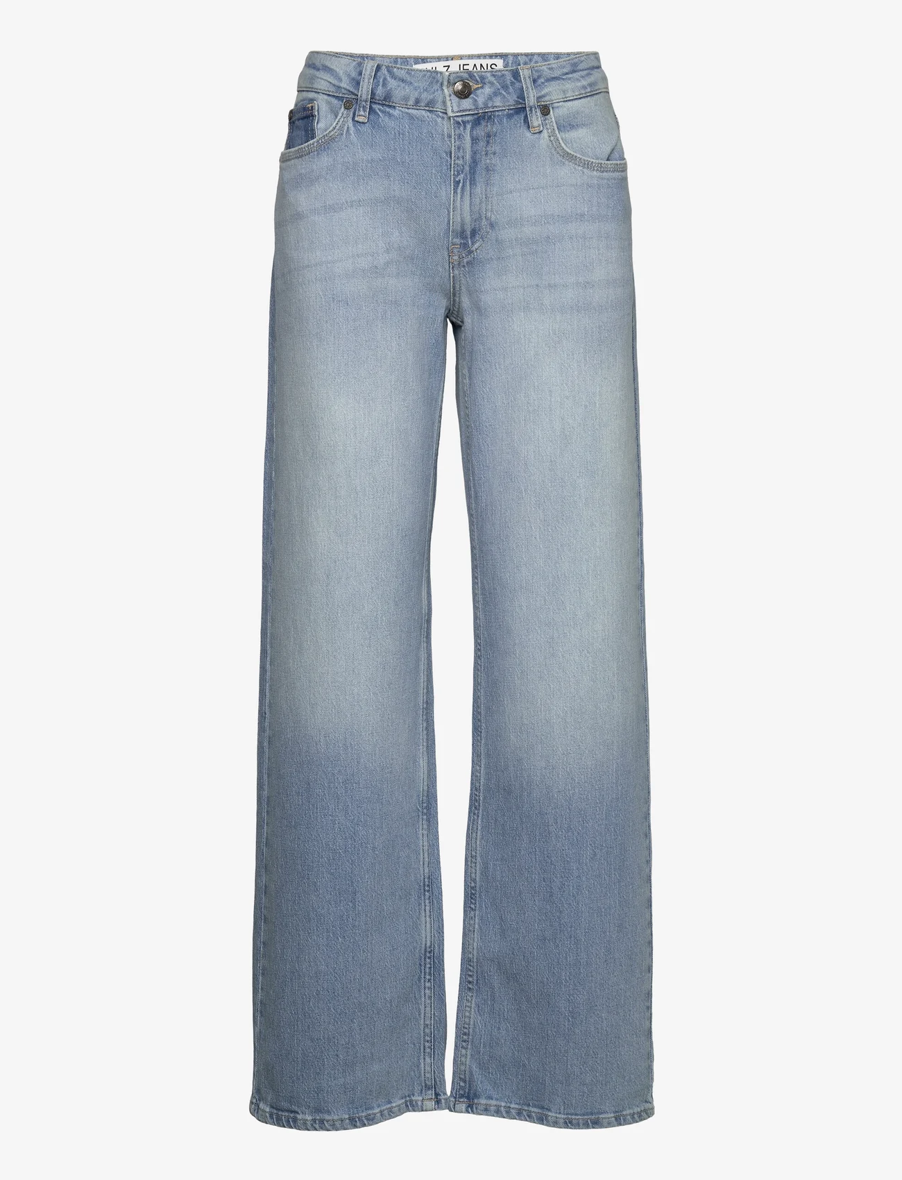 Pulz Jeans - PZVEGA HW Jeans Wide Leg - platūs džinsai - light blue denim - 0