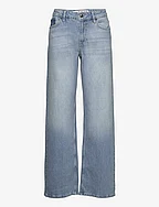PZVEGA HW Jeans Wide Leg - LIGHT BLUE DENIM