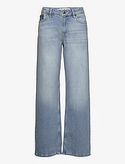 Pulz Jeans - PZVEGA HW Jeans Wide Leg - spodnie szerokie - light blue denim - 0