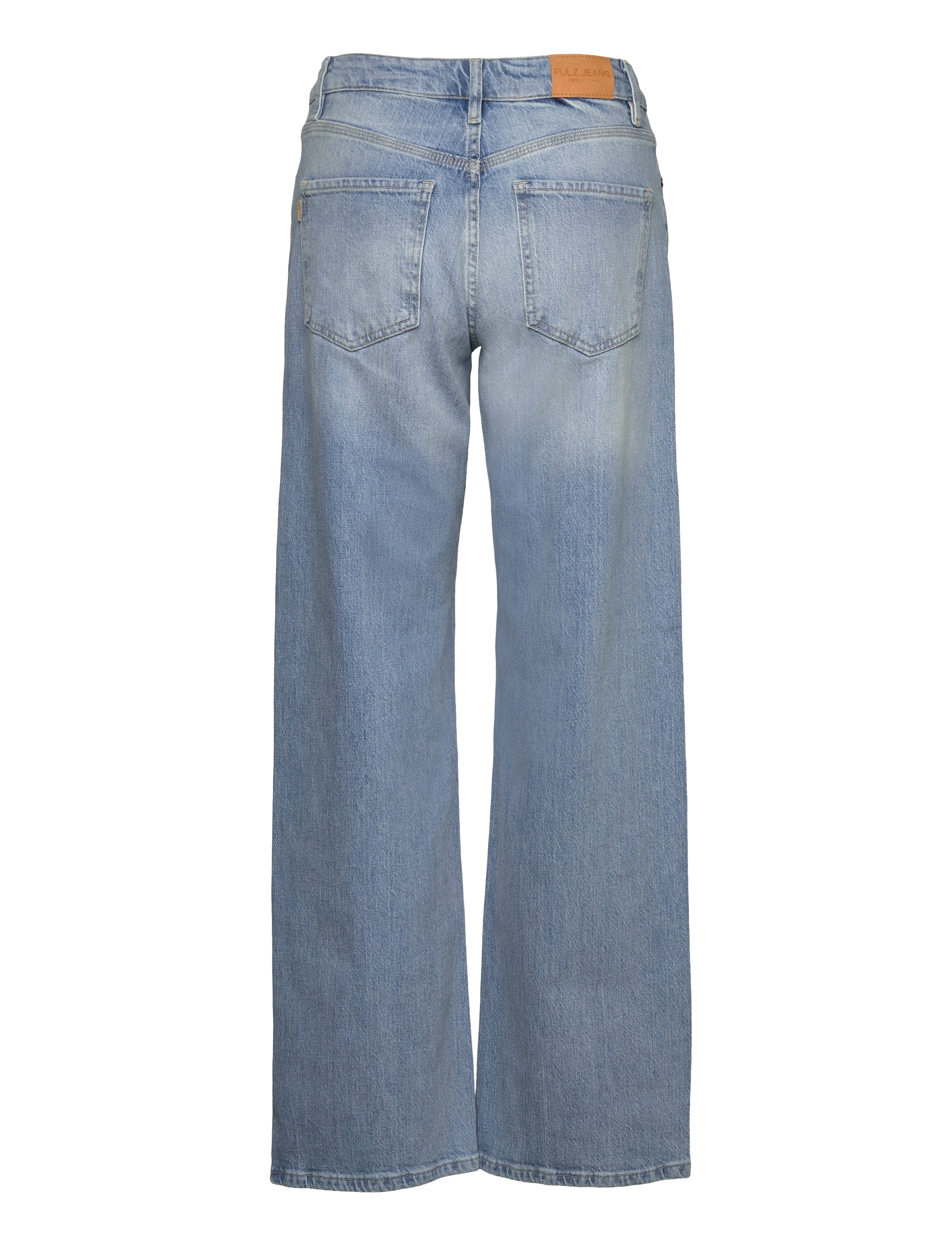 Pulz Jeans - PZVEGA UHW Jeans Wide Leg - hosen mit weitem bein - light blue denim - 1