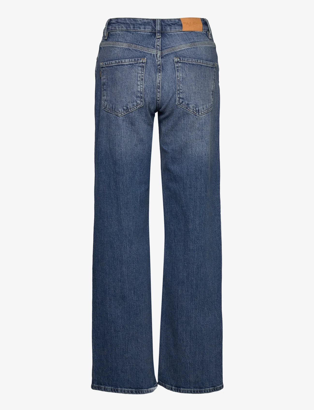 Pulz Jeans - PZVEGA HW Jeans Wide Leg - hosen mit weitem bein - medium blue denim - 1