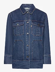 Pulz Jeans - PZRINA Denim Jacket - pavasara jakas - medium blue denim - 0