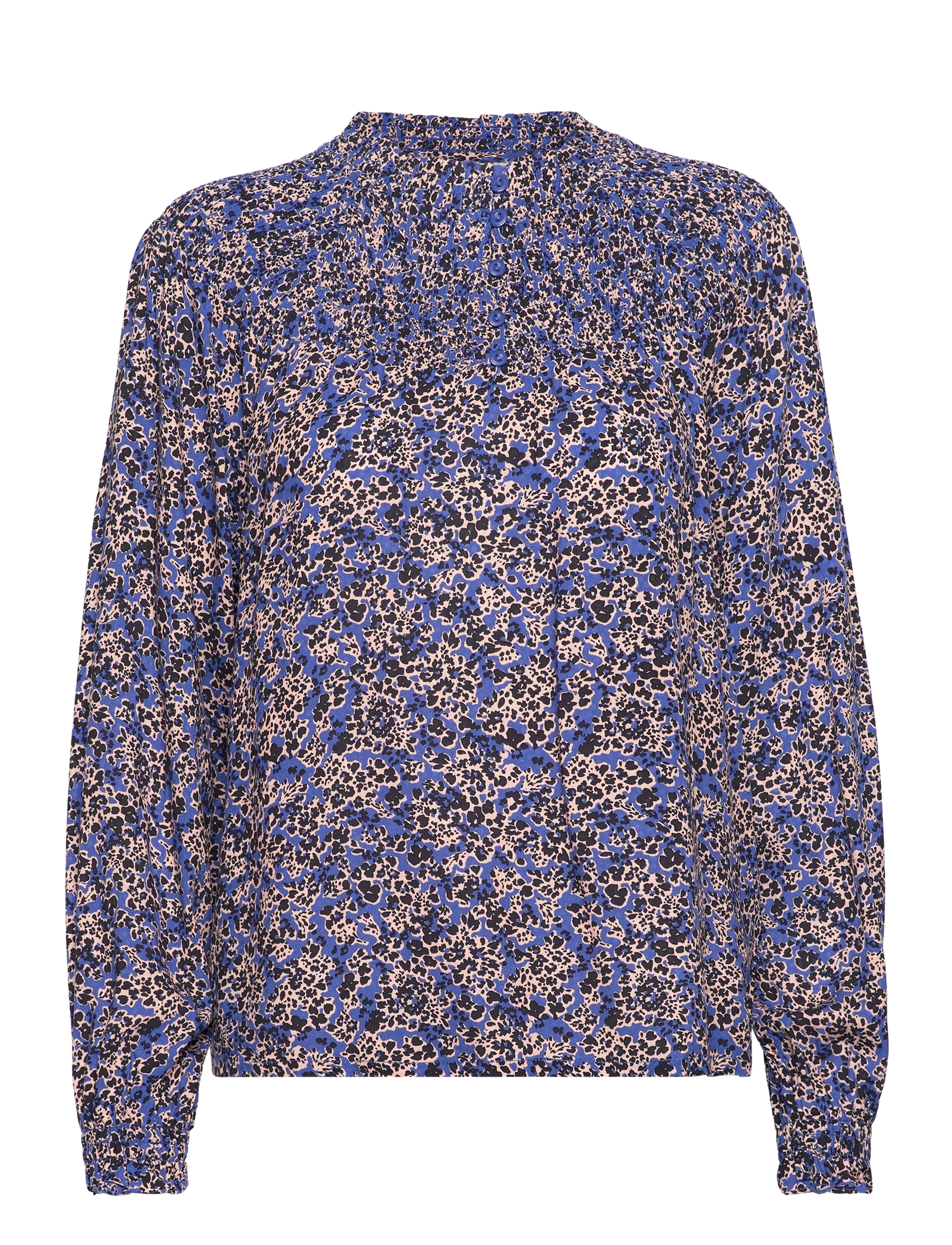 Pulz Jeans Pznorma Ls Blouse, XS, Blouses, Marineblau - Long-sleeved, Frauen