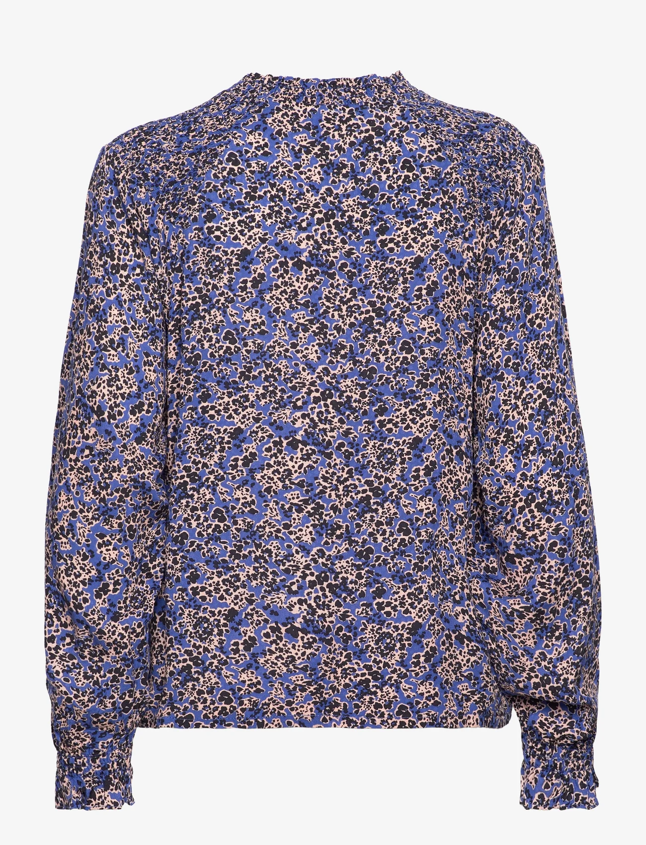 Pulz Jeans - PZNORMA LS Blouse - long-sleeved blouses - sodalite blue printed - 1
