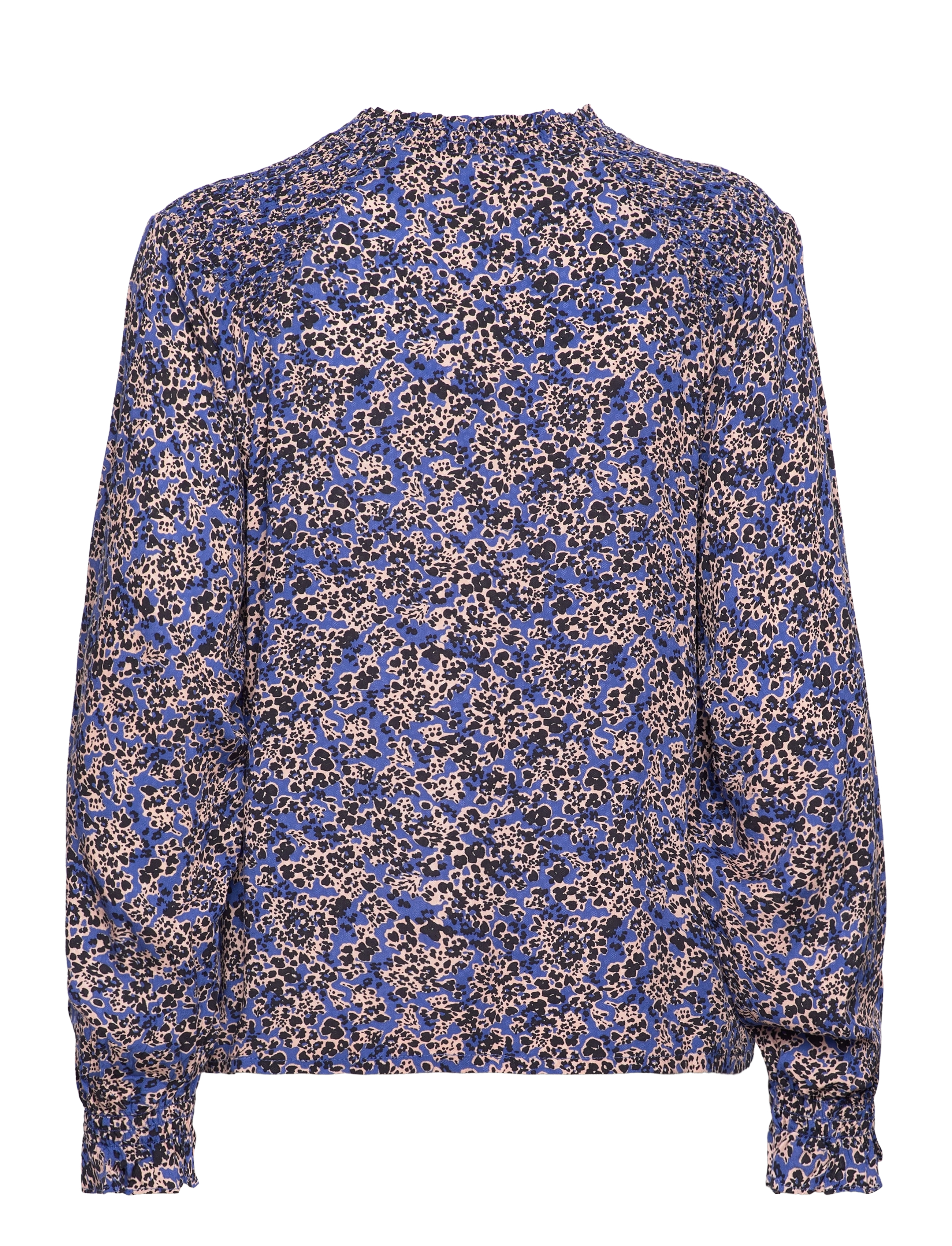 Pulz Jeans - PZNORMA LS Blouse - bluzki z długimi rękawami - sodalite blue printed - 1