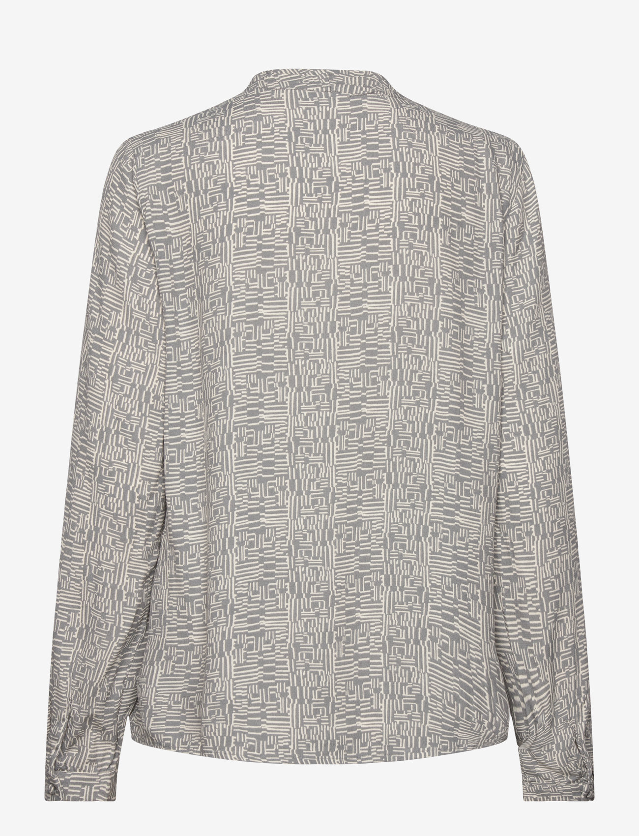 Pulz Jeans - PZGENE LS Blouse - langærmede bluser - frost gray printed - 1