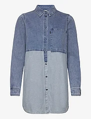 Pulz Jeans - PZSYLVIE Shirt - denimskjorter - medium blue denim - 0