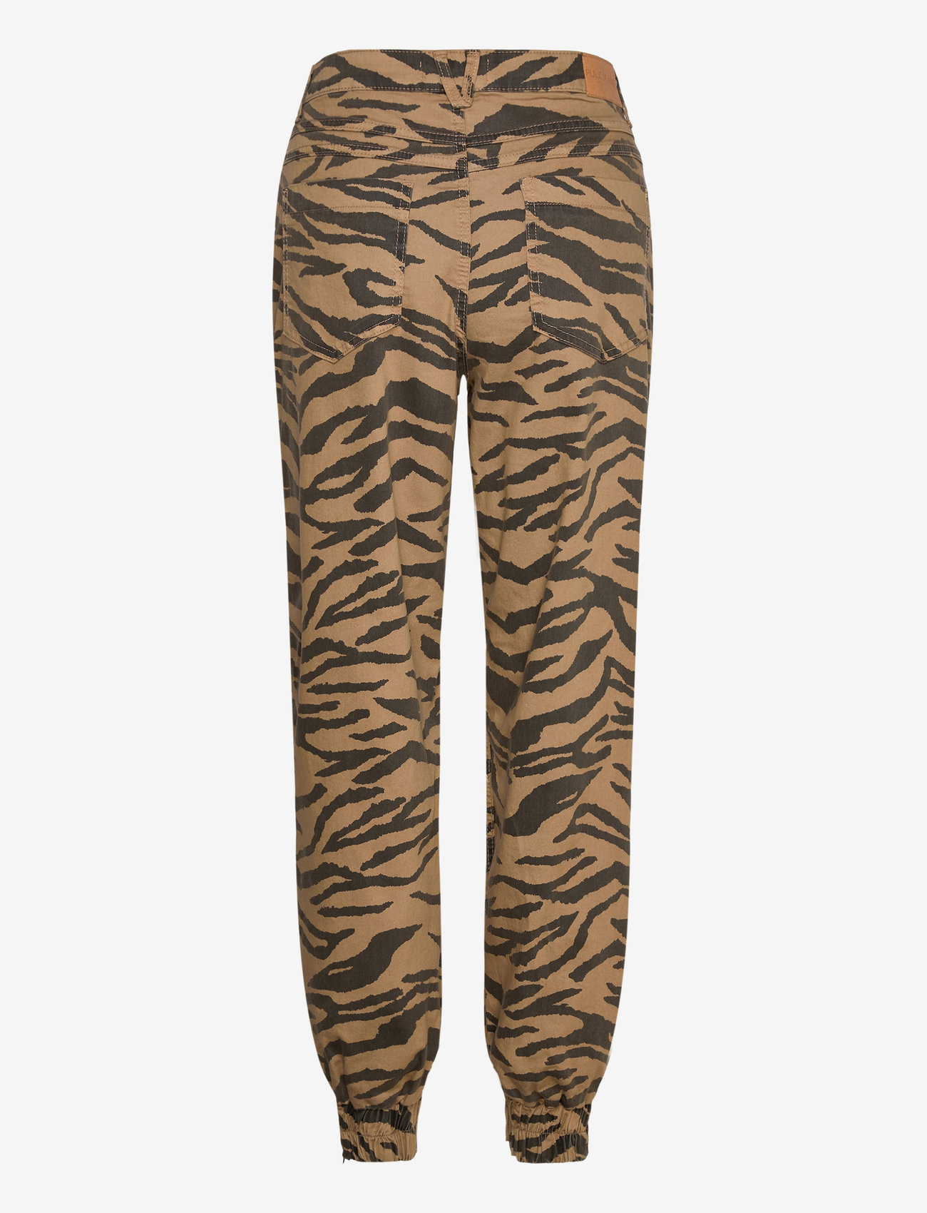 Pulz Jeans - PZNEVADA HW Pants - cargobukser - cartouche black printed - 1