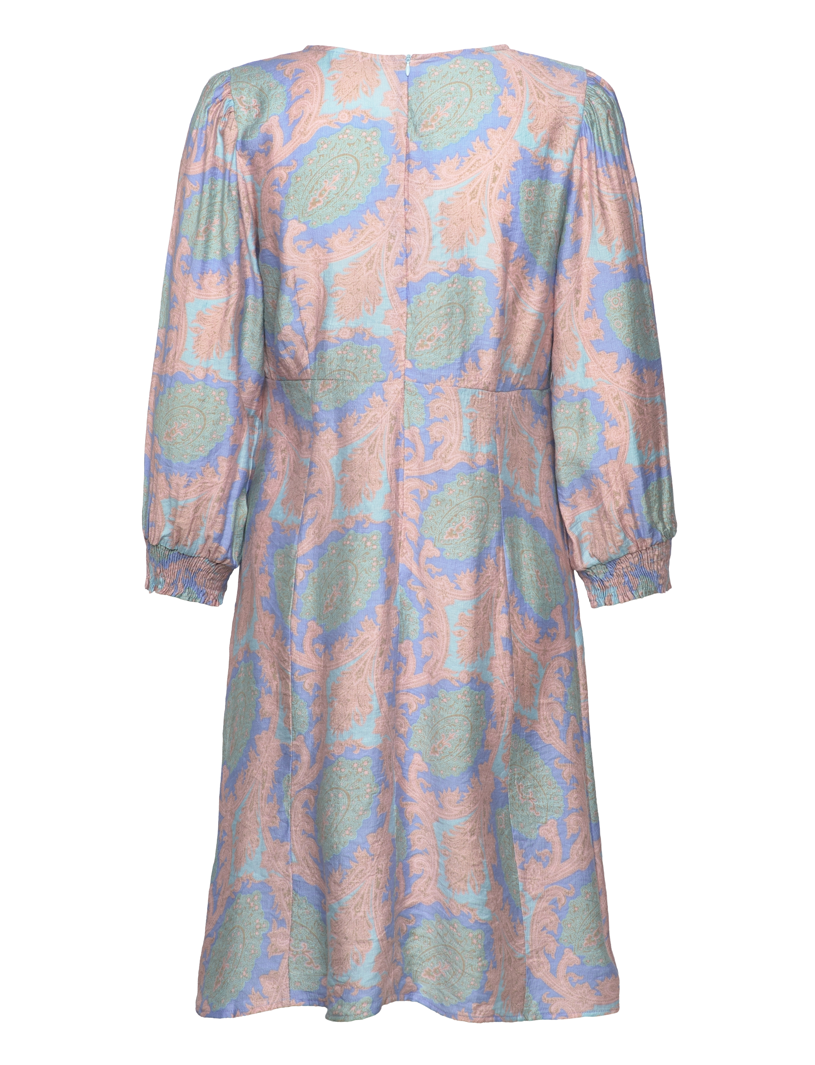 Pulz Jeans - PZDANIELLA 3/4 Sl Dress - vidutinio ilgio suknelės - blue bonnet paisley printed - 1