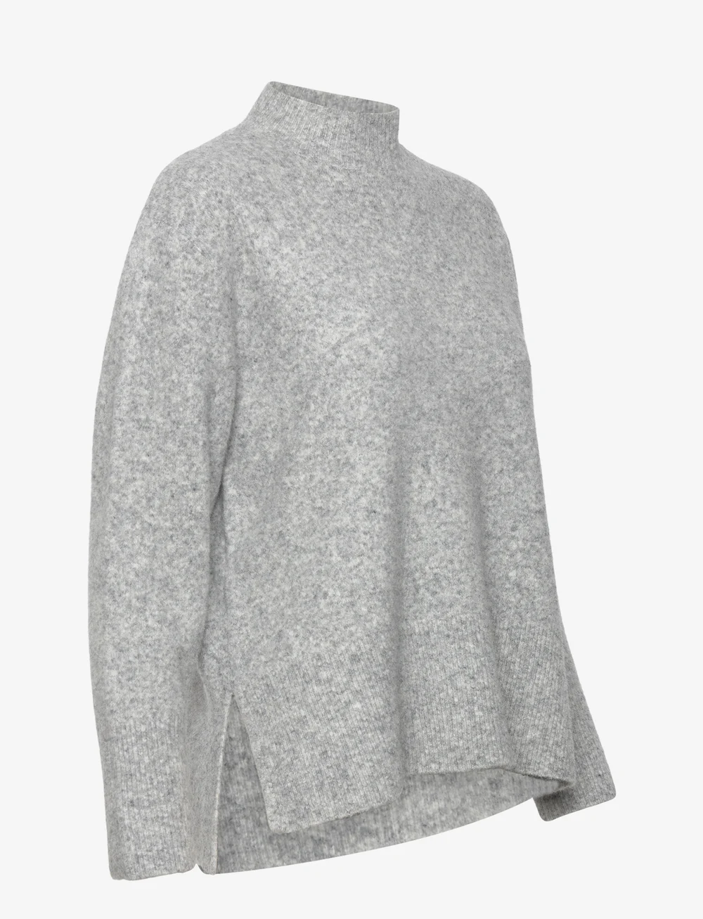 Pulz Jeans - PZASTRA Turtleneck Pullover - rullekraver - light grey melange - 3