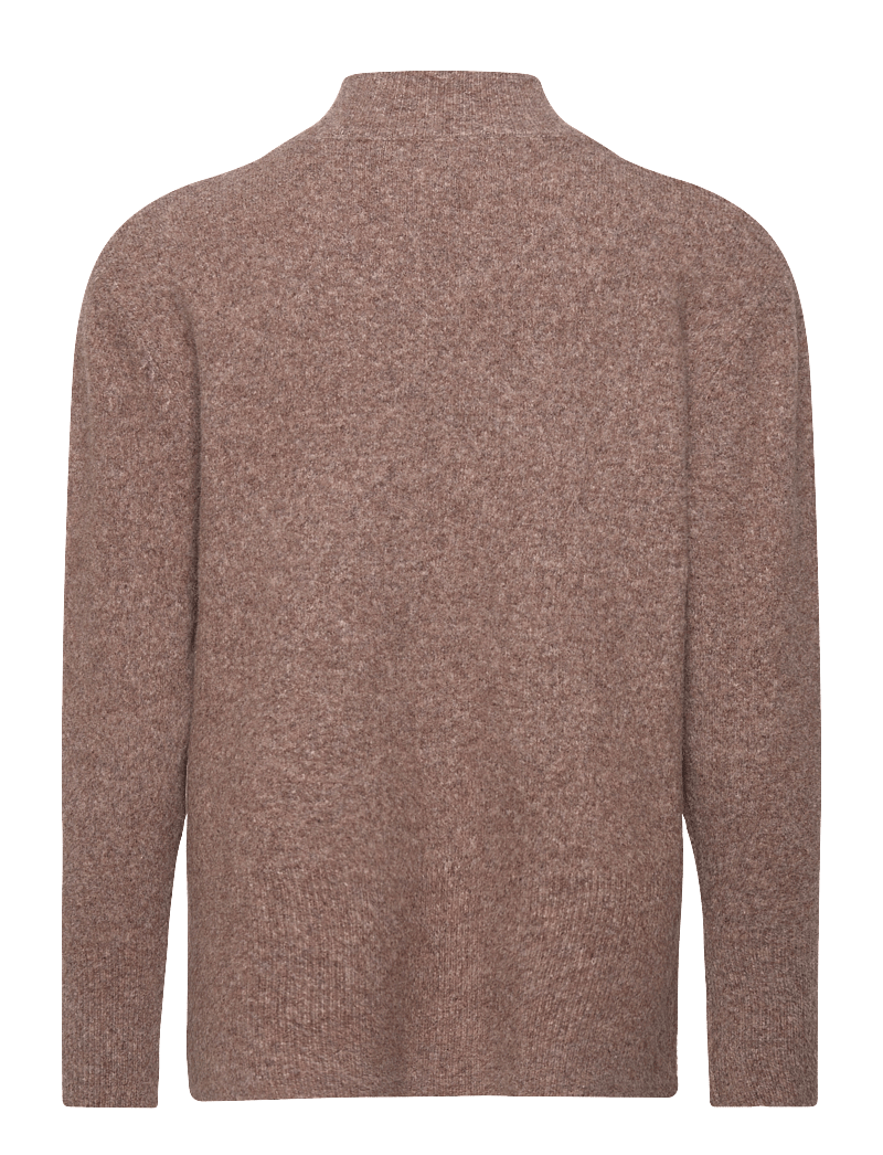 Pulz Jeans - PZASTRA Turtleneck Pullover - polotröjor - tobacco brown melange - 1