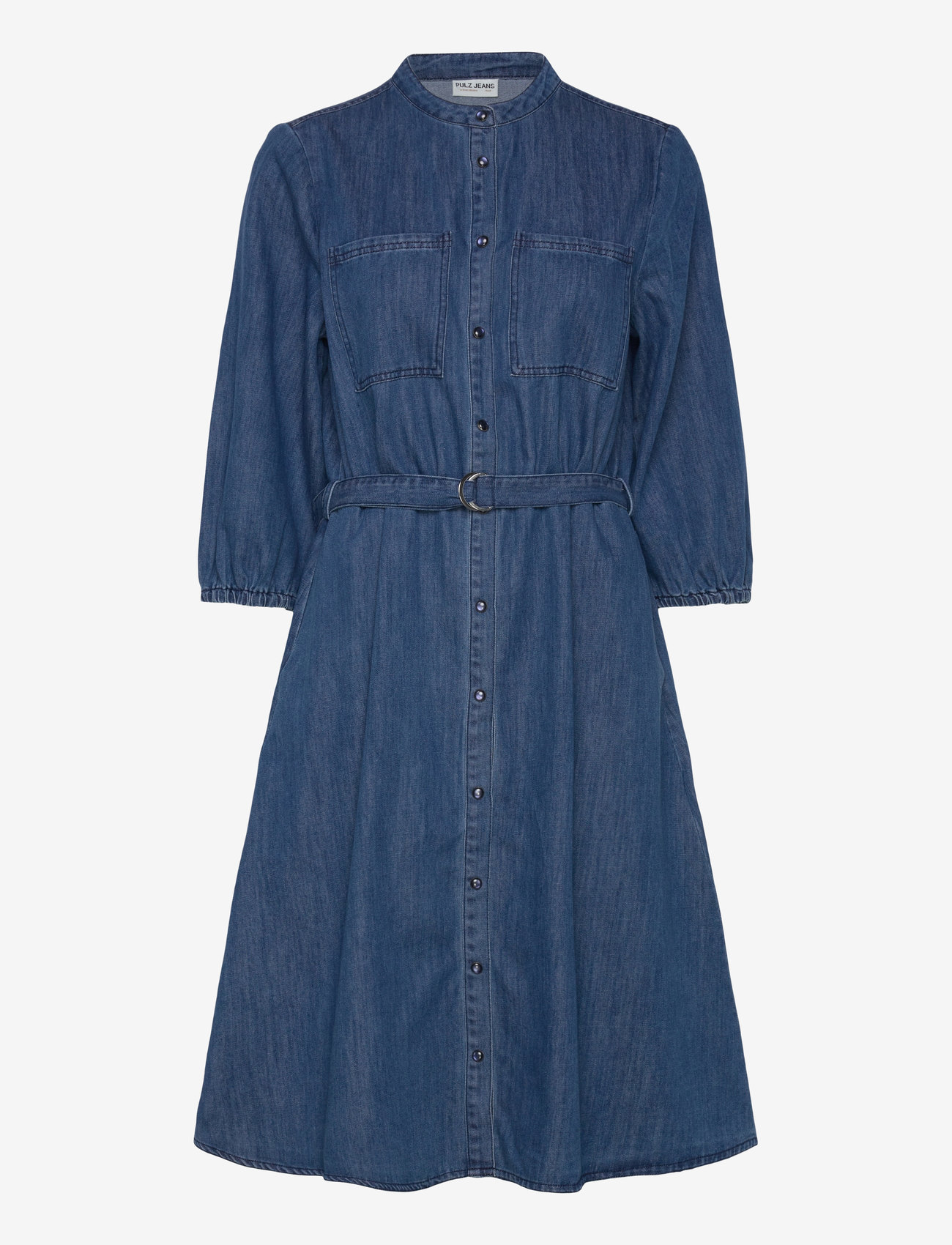 Pulz Jeans - PZMALIA Dress - jeanskleider - medium blue denim - 0