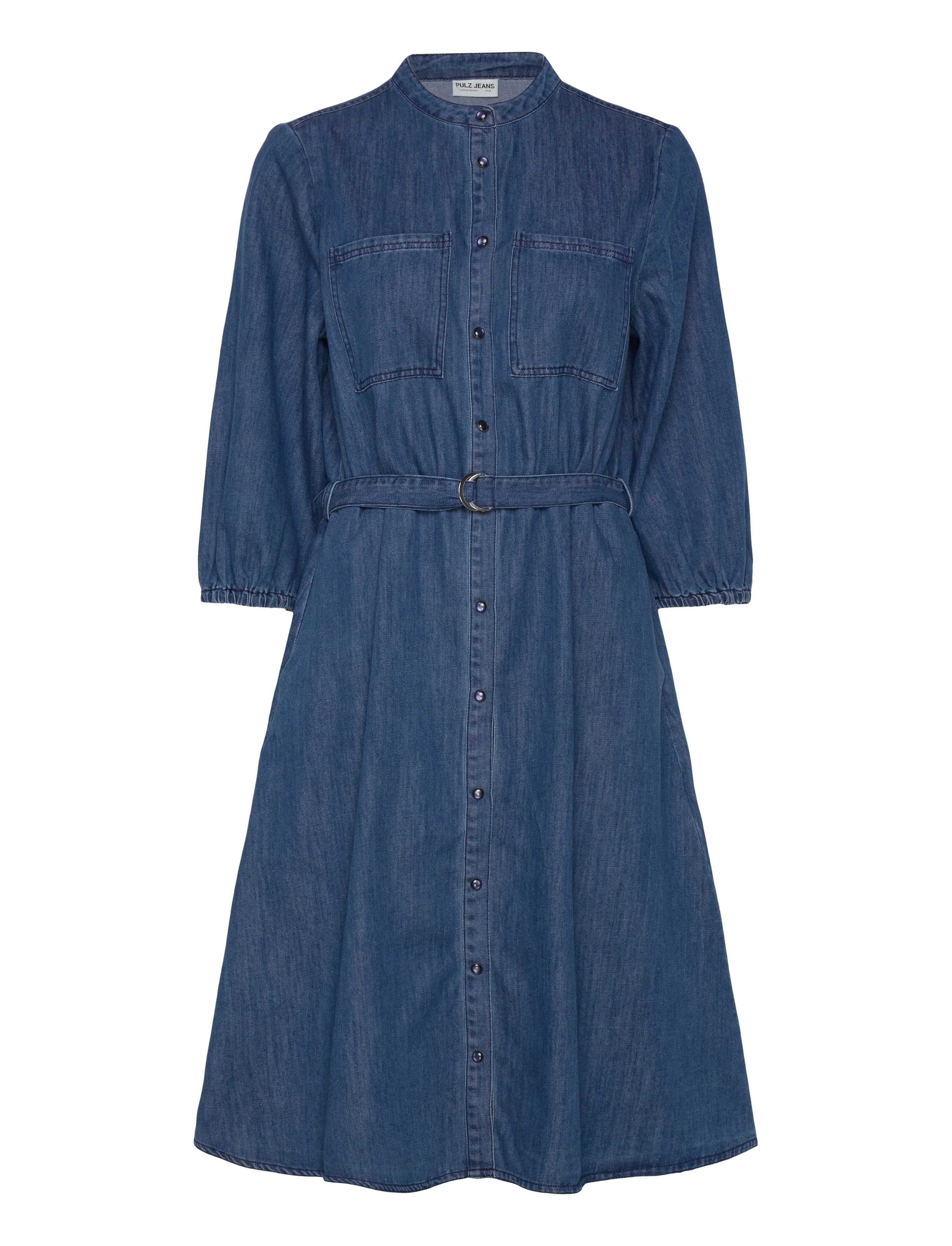 PZMALIA Dress - MEDIUM BLUE DENIM
