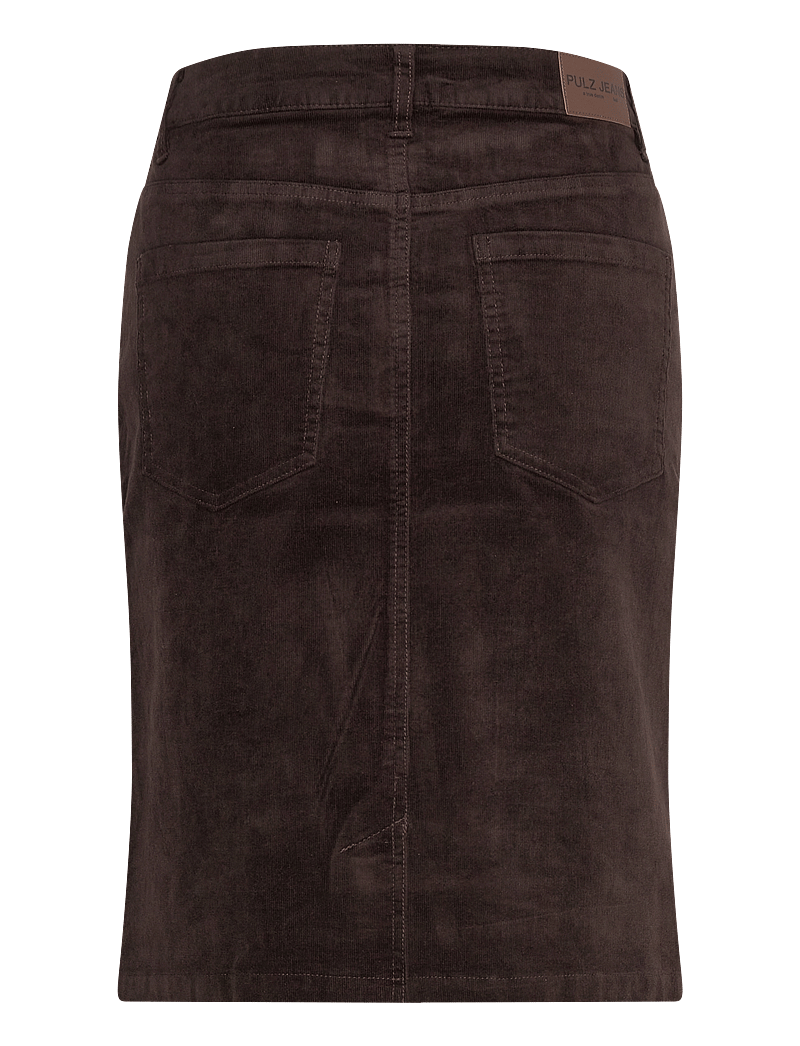 Pulz Jeans - PZSALLY Short Skirt - jeanskjolar - espresso - 1