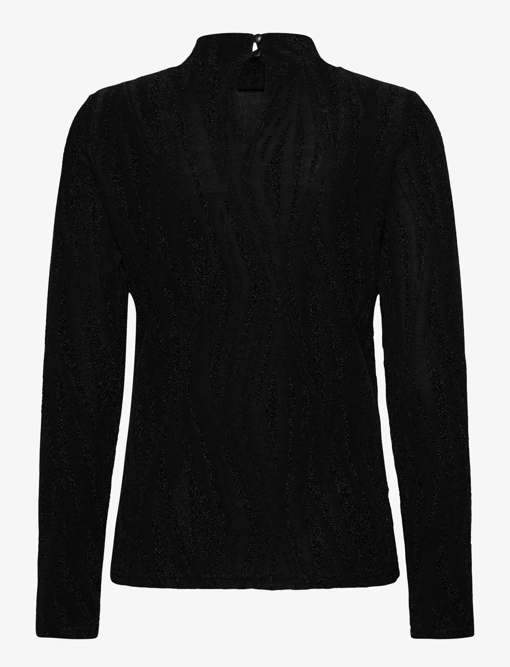 Pulz Jeans - PZLUCIA LS Blouse - langermede topper - black glitter - 1