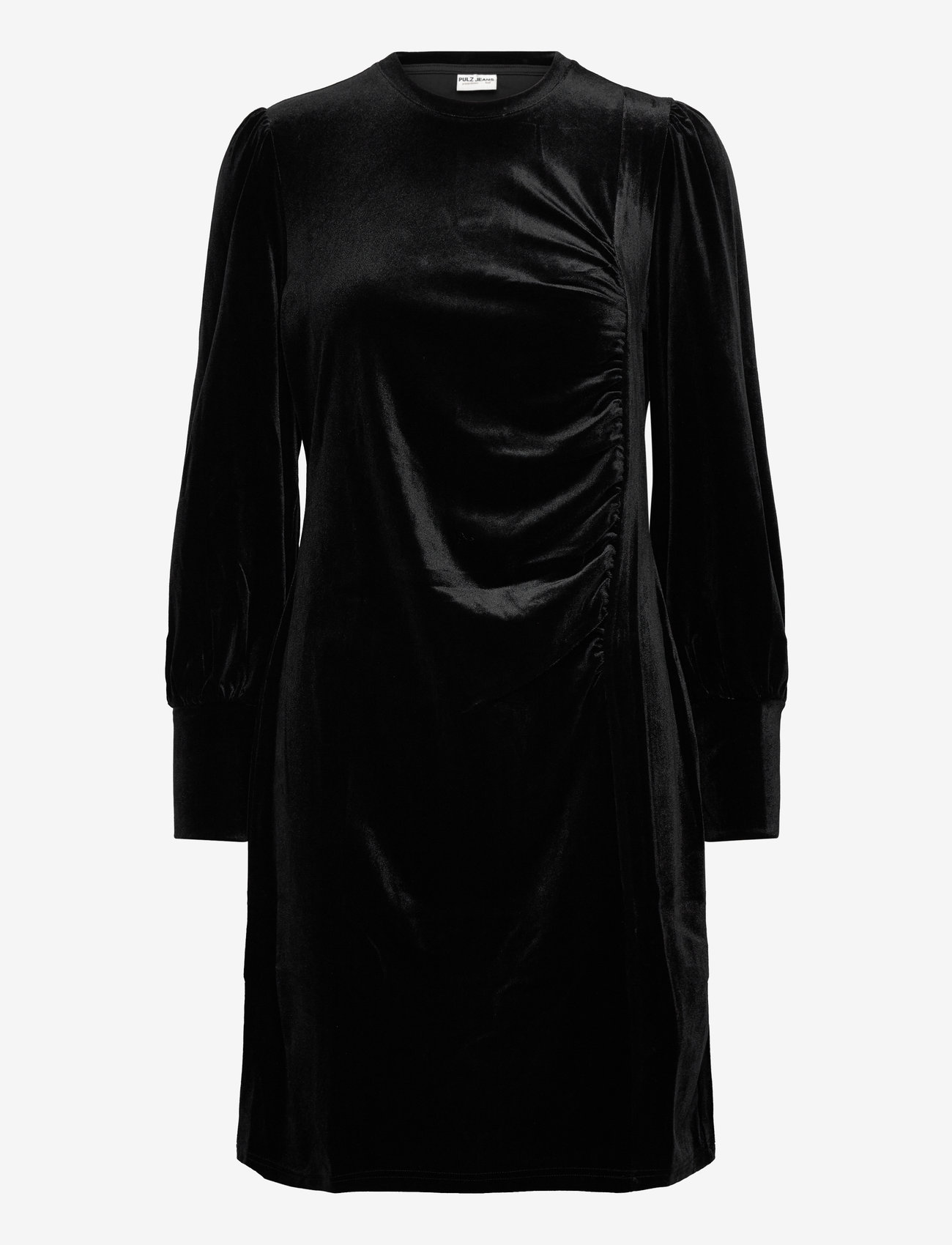 Pulz Jeans - PZBARBARA Dress - korta klänningar - black beauty - 0
