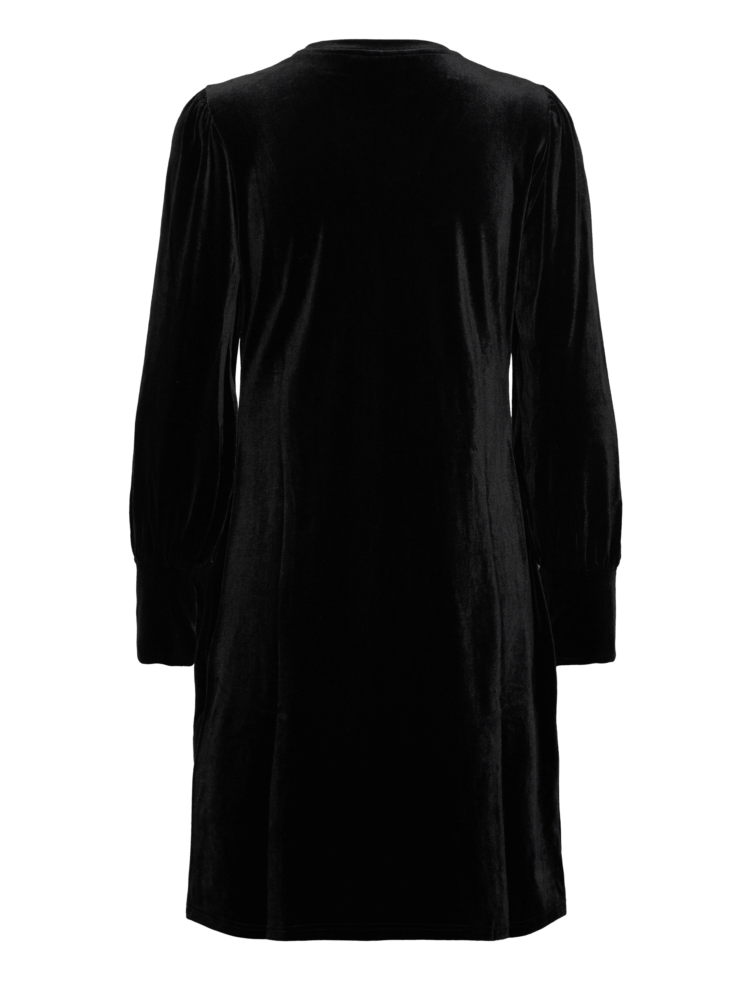Pulz Jeans - PZBARBARA Dress - korta klänningar - black beauty - 1