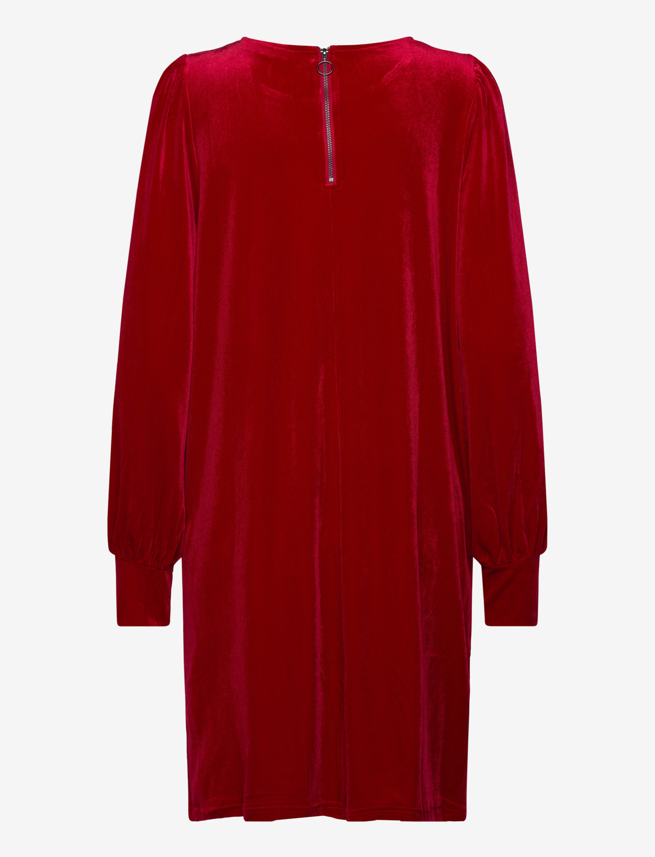 Pulz Jeans - PZBARBARA Short Dress - korta klänningar - tango red - 1