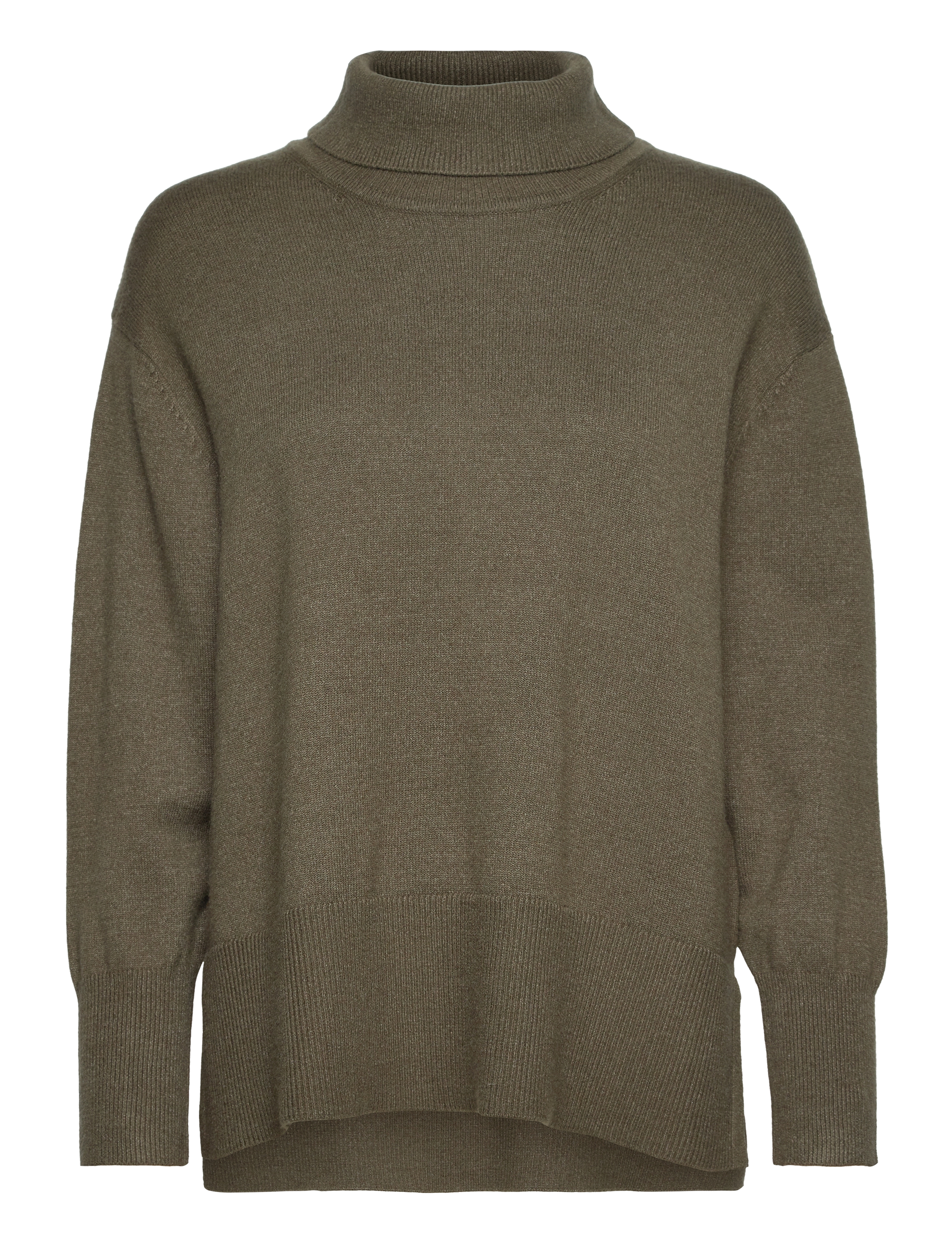 PULZ JEANS Pzsteffi Roll Neck Khaki - S - Damen