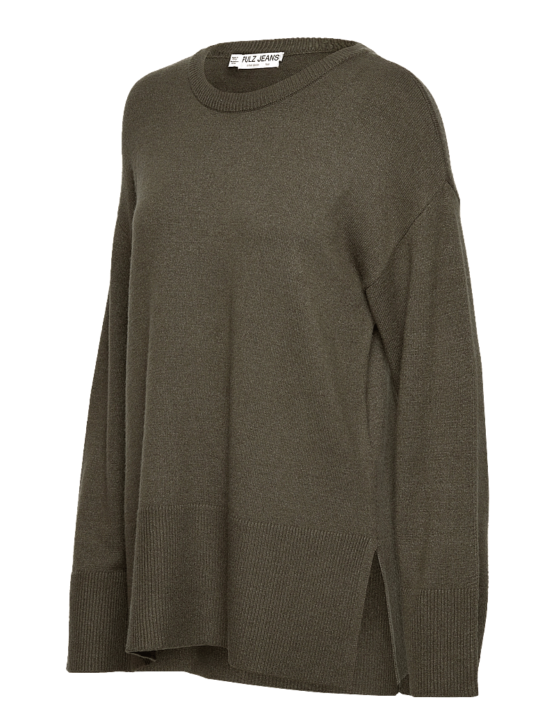 Pulz Jeans - PZSTEFFI ONeck Pullover - sviitrid - kalamata melange - 3