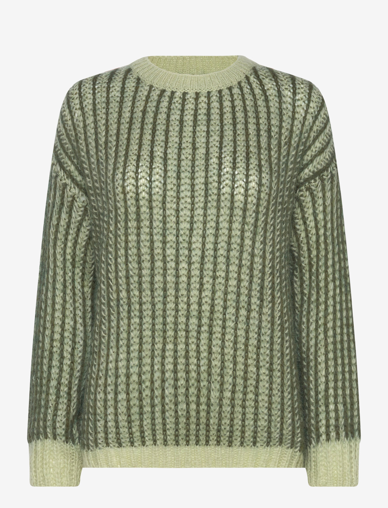 Pulz Jeans - PZPEYTON LS Oneck Pullover - sügisesed riided - green melange - 0