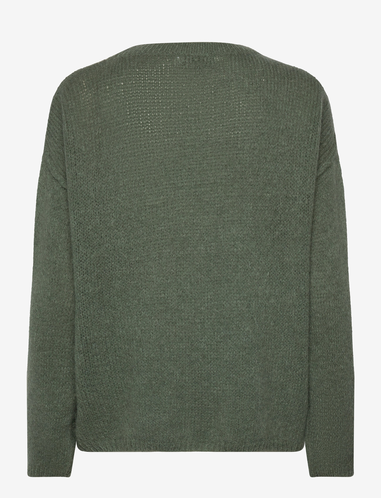 Pulz Jeans - PZMARIA LS Oneck Pullover - trøjer - grape leaf - 1